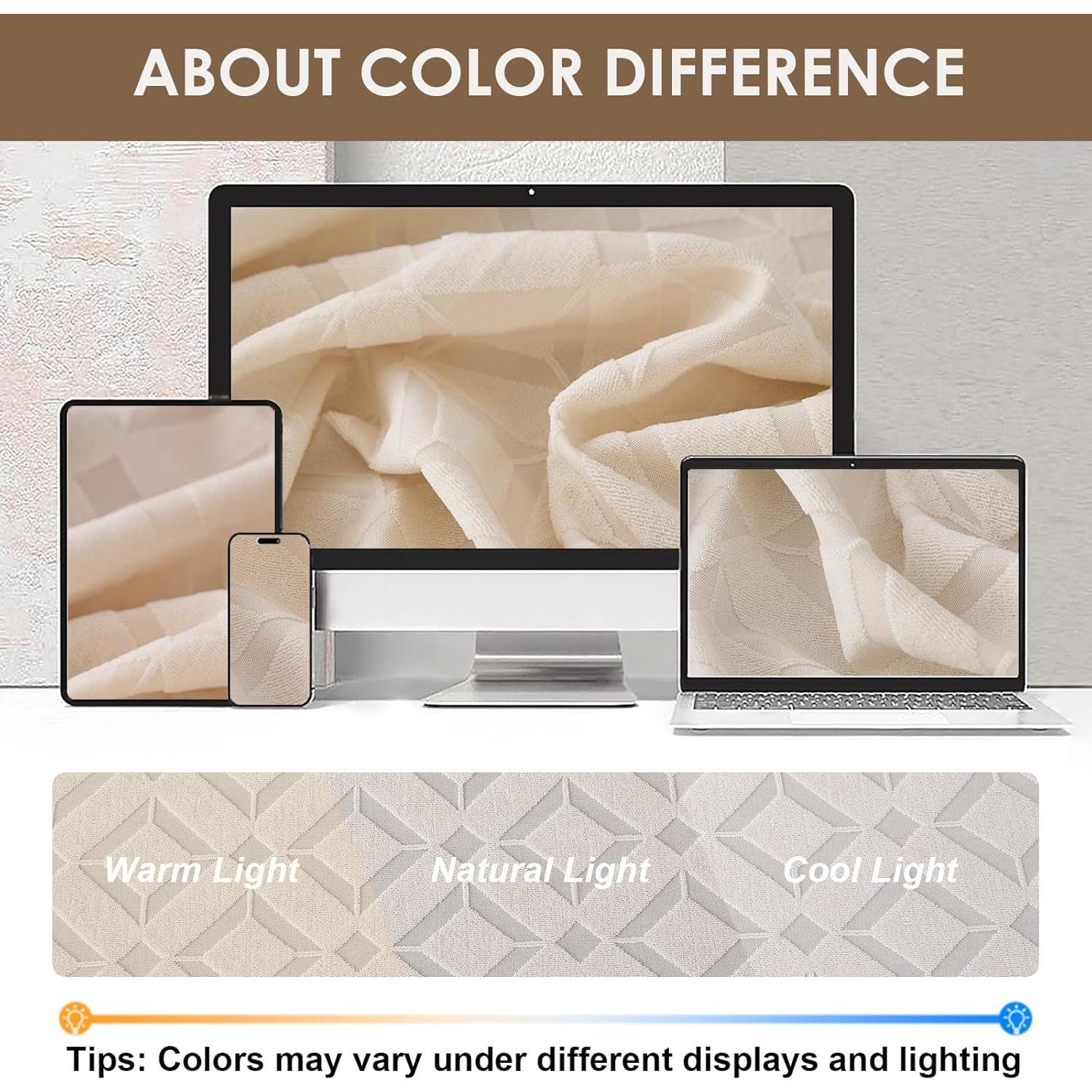 Cubierta de cojín de sofá Genina 1 asiento beige impermeable