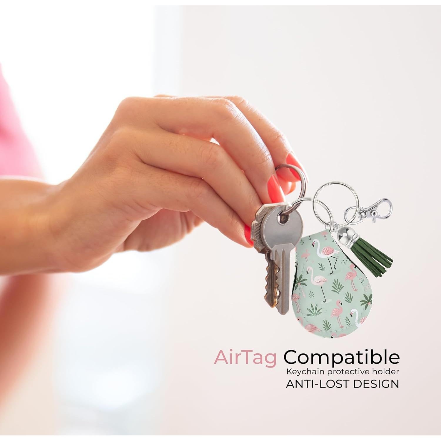 Funda de Neopreno Flamingo para AirTag - Protección y Estilo