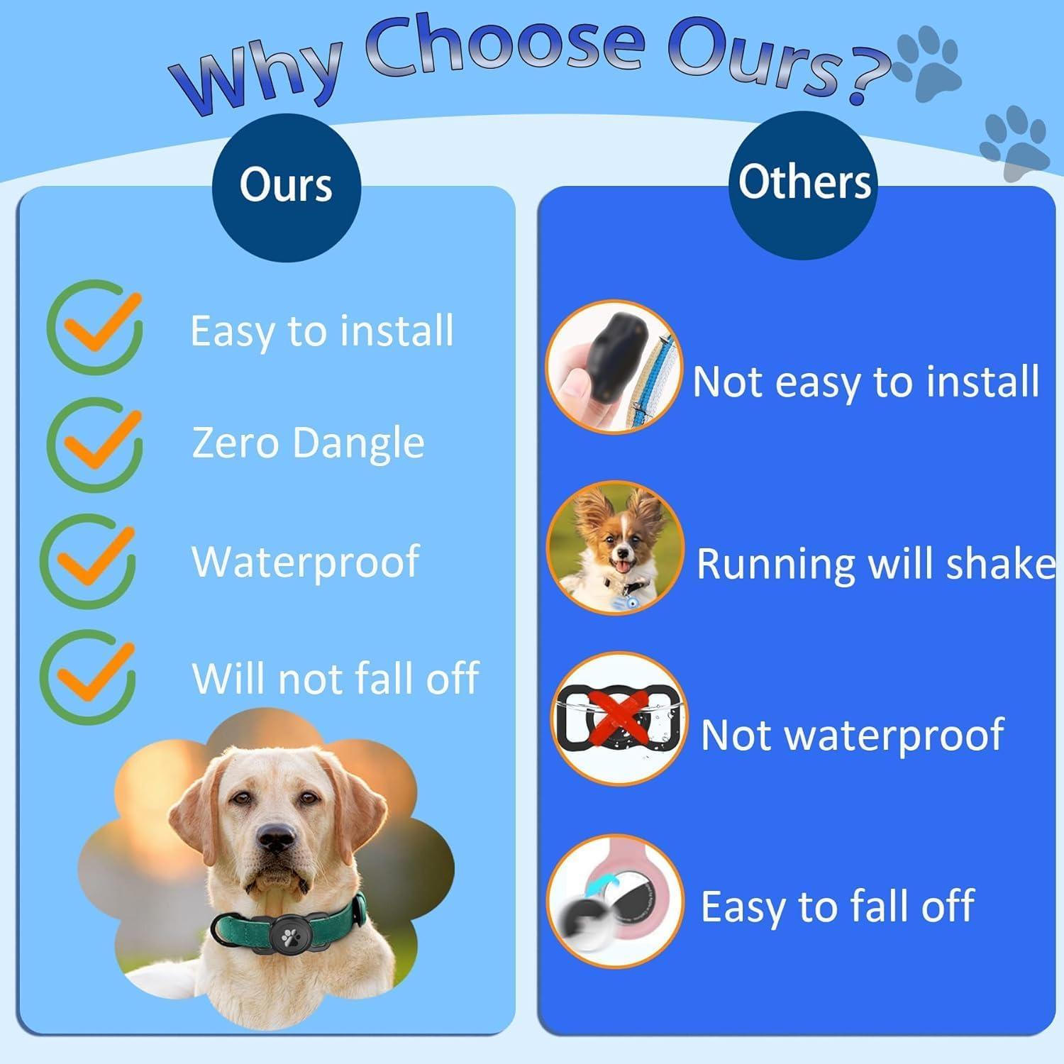 Soporte Antipérdida para Air Tag MCT PETS Verde Militar