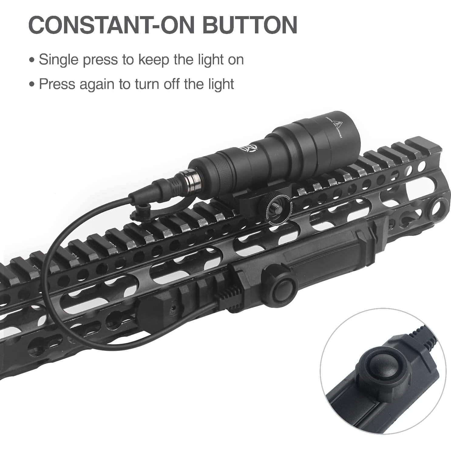 Linterna Táctica M300C 400 Lúmenes con Interruptor Doble