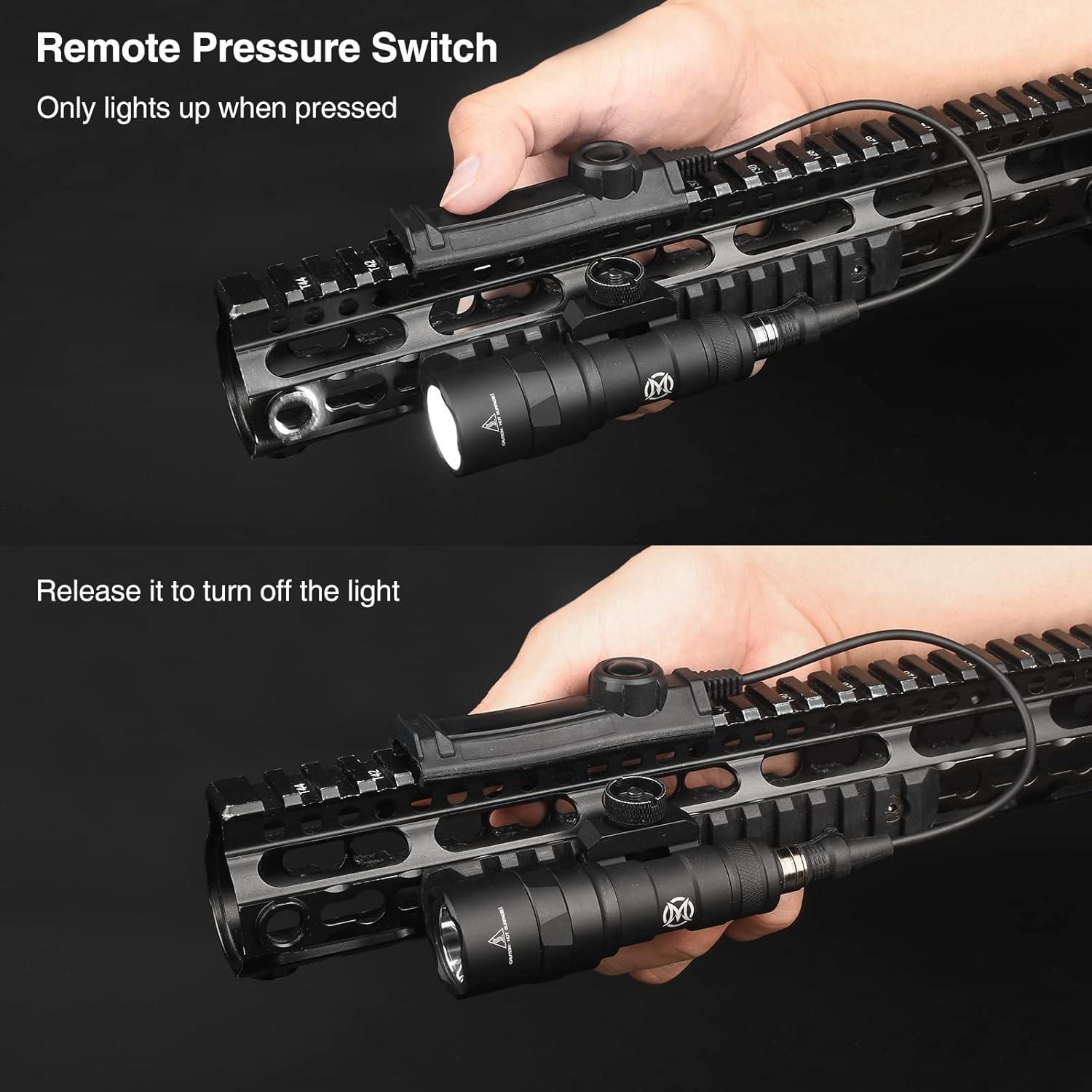 Linterna Táctica M300C 400 Lúmenes con Interruptor Doble