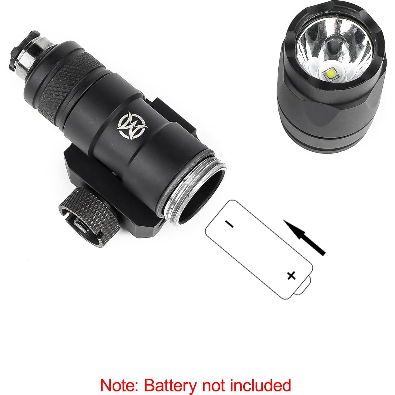 Linterna Táctica M300C 400 Lúmenes con Interruptor Doble