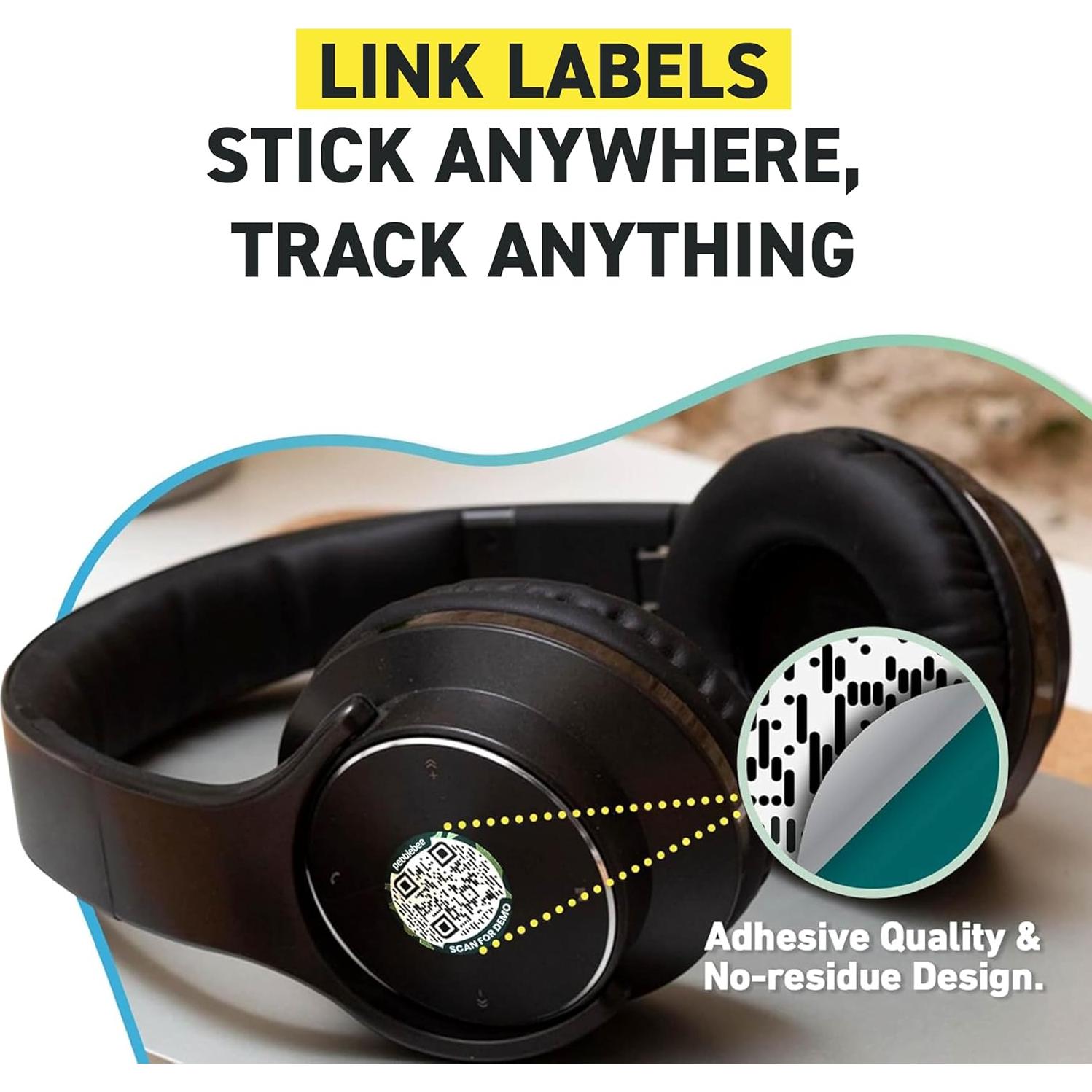 Rastreador Universal Pebblebee Link - Etiqueta QR Recargable