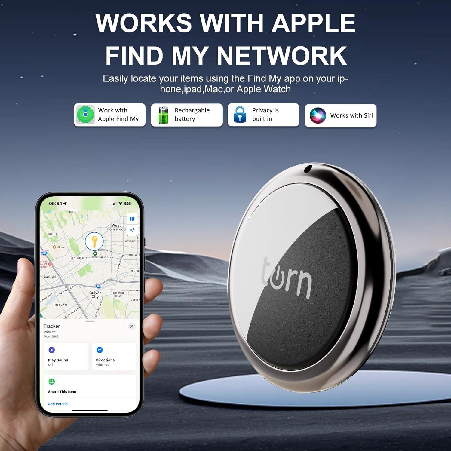 Rastreador GPS AI TrackTag para Perros y Gatos - Negro y Blanco