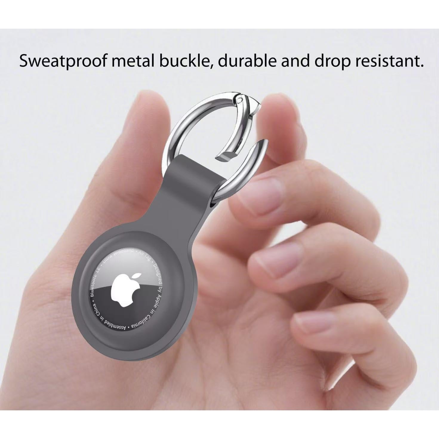 Soporte para AirTag Shiningwell 4 Colores Silicona Protectora