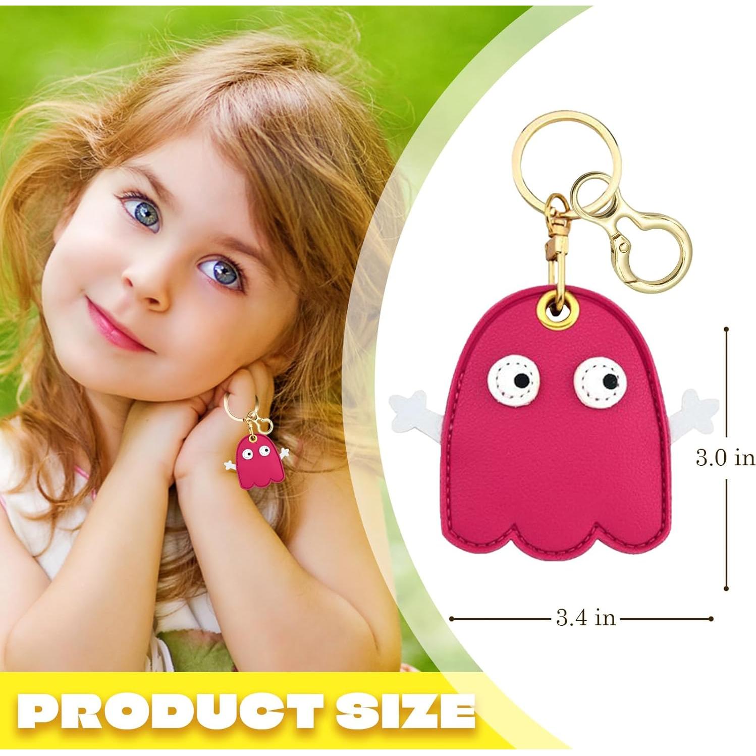 Funda de cuero PU para AirTag Xinyeu - Diseño Fantasma