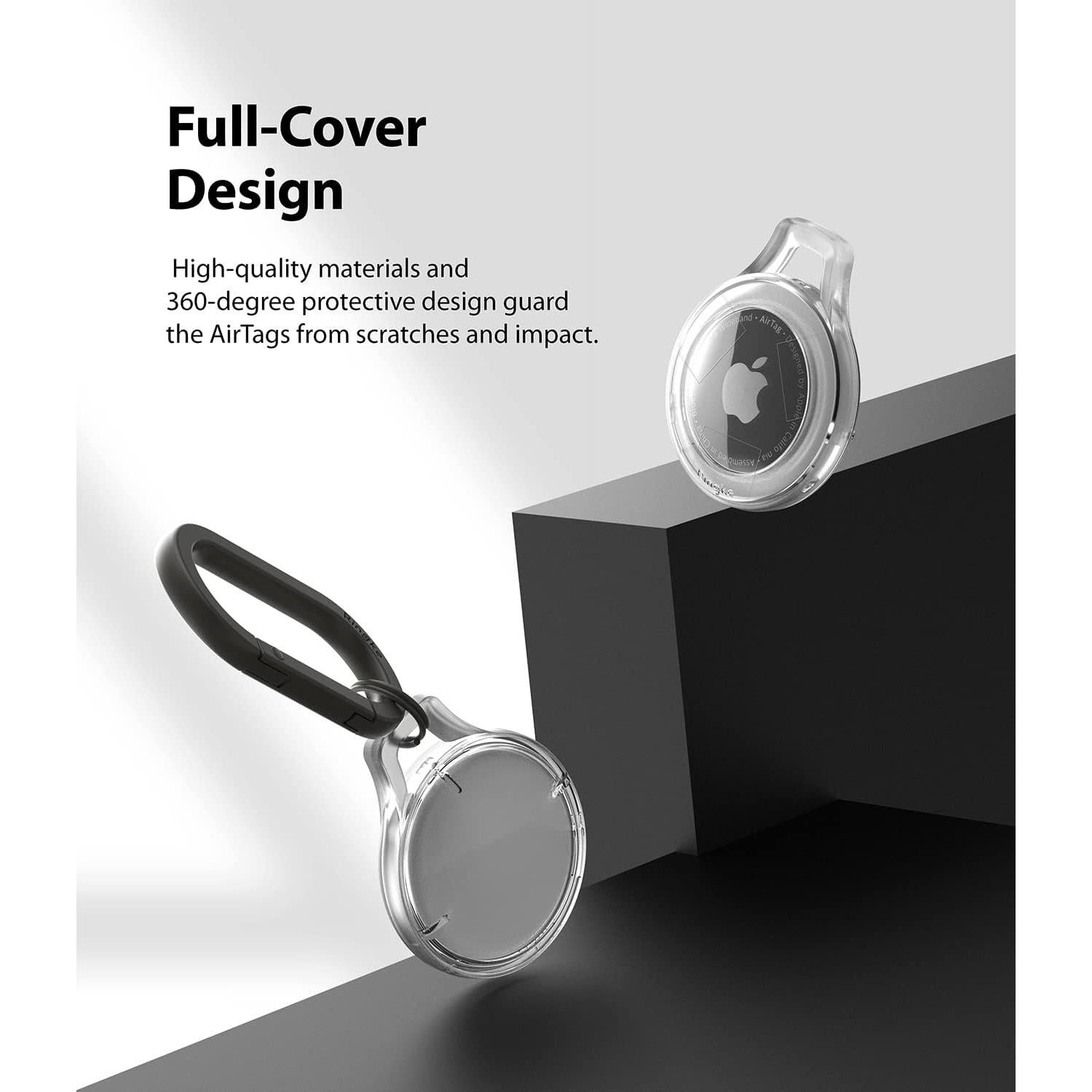 Funda Protectora Ringke Slim para AirTag - Transparente 4 Pzas