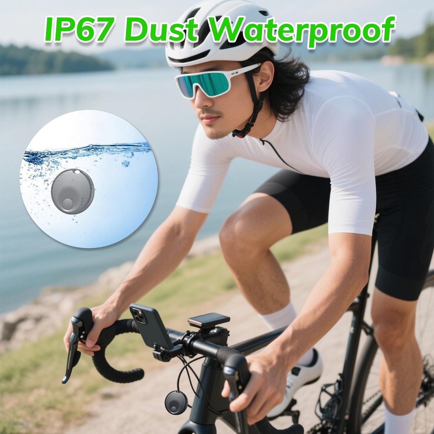 Tracker Bluetooth Inteligente Genérico - Paquete de 4 Negro