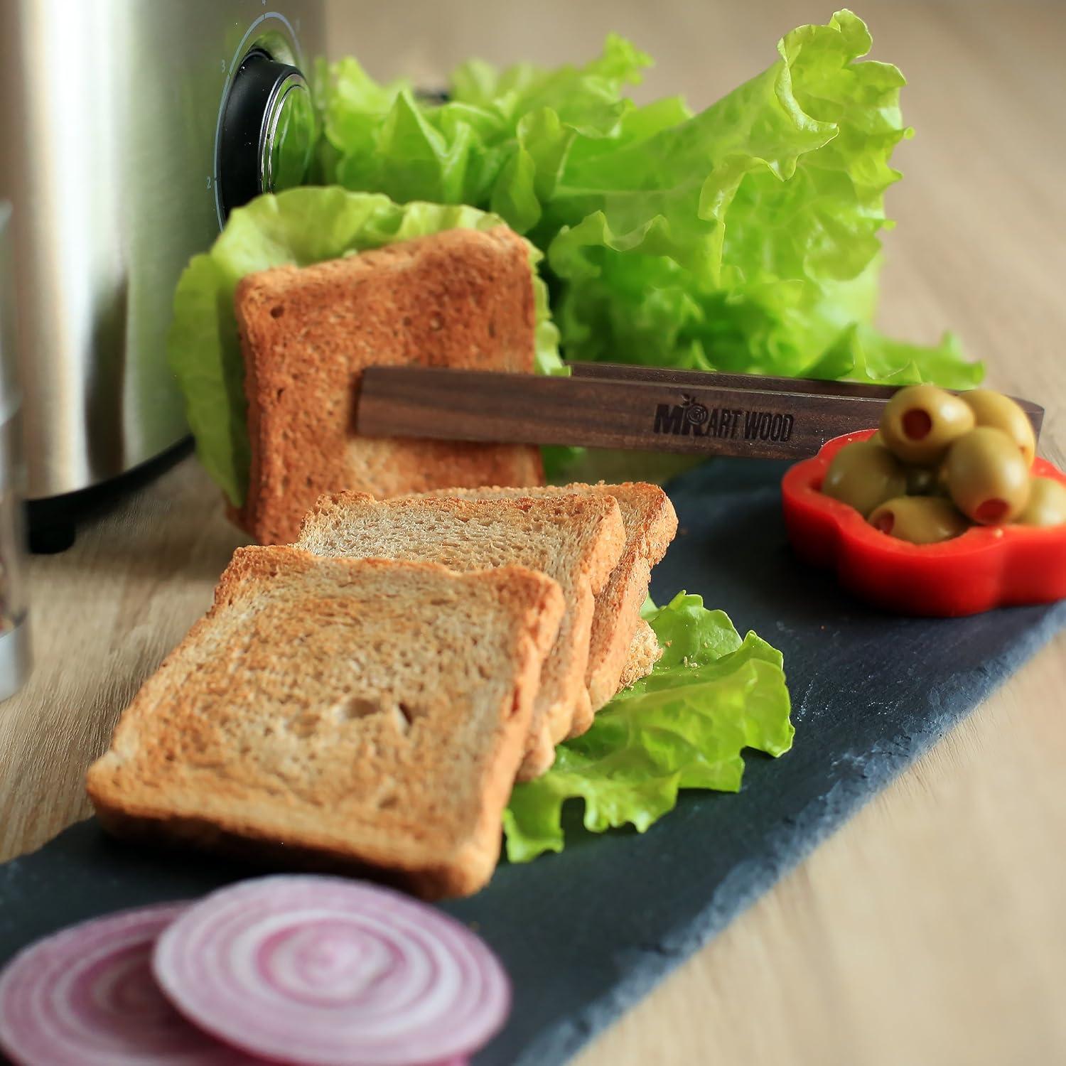 Pinzas de Madera de Nogal Mr.Art Wood 22 cm Magnéticas