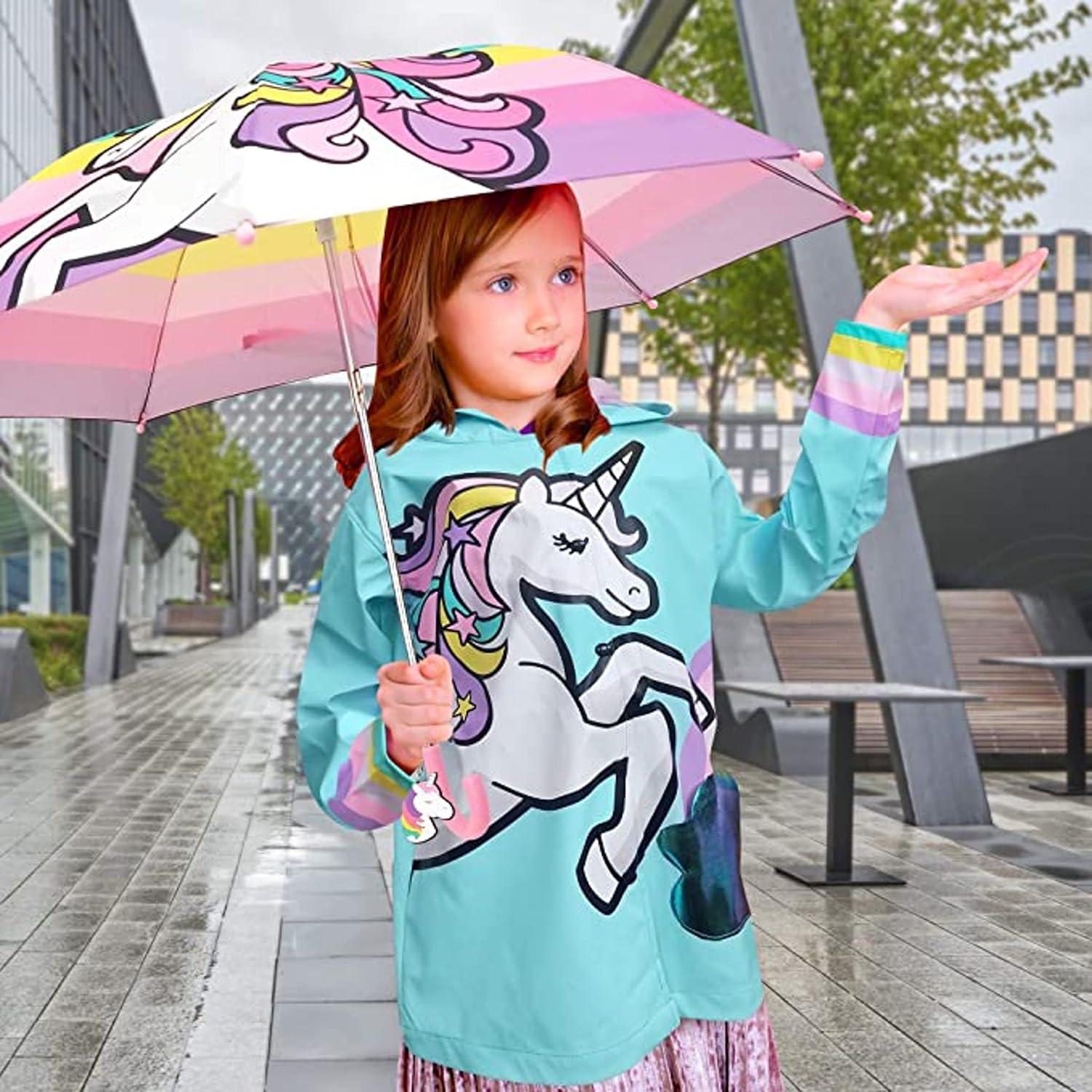 Set Paraguas y Chaqueta de Lluvia Niñas Addie & Tate