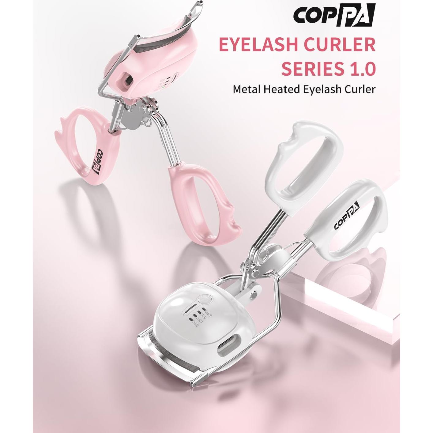Rizador de Pestañas Calentado COPPA EC-2 Rosa, Antideslizante