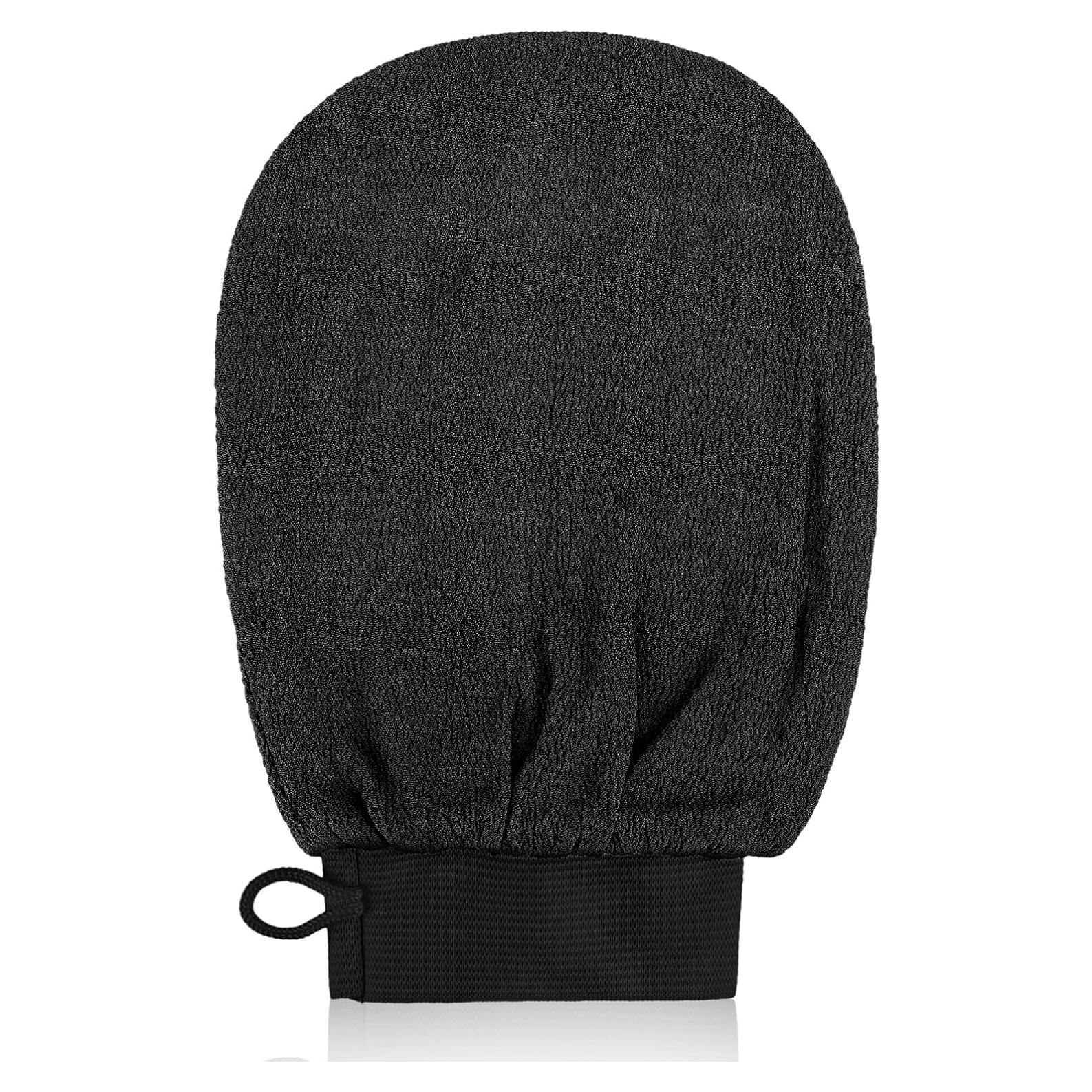 Guante Exfoliante Corporal WY LIGHTING Negro 15.5x21 cm