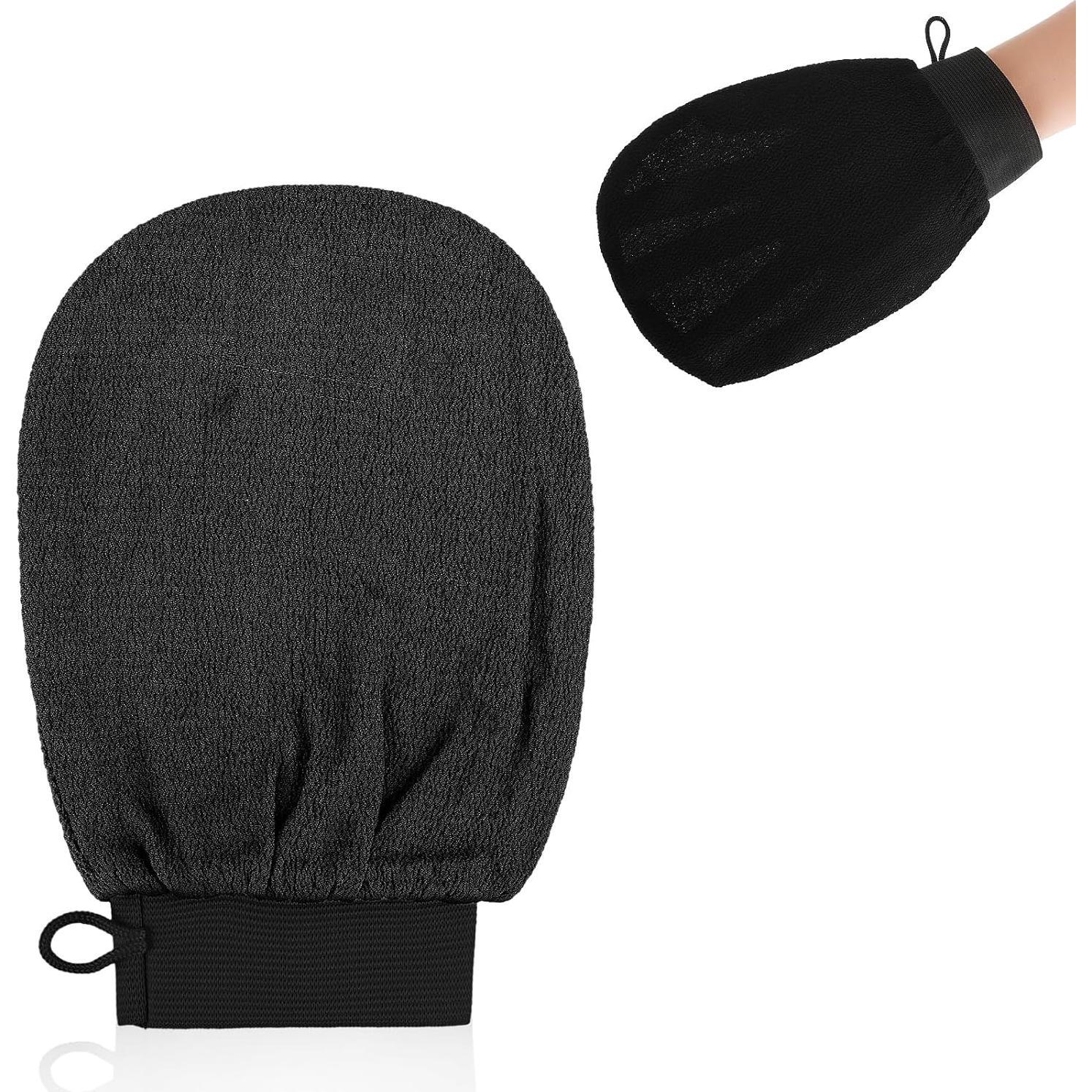 Guante Exfoliante Corporal WY LIGHTING Negro 15.5x21 cm