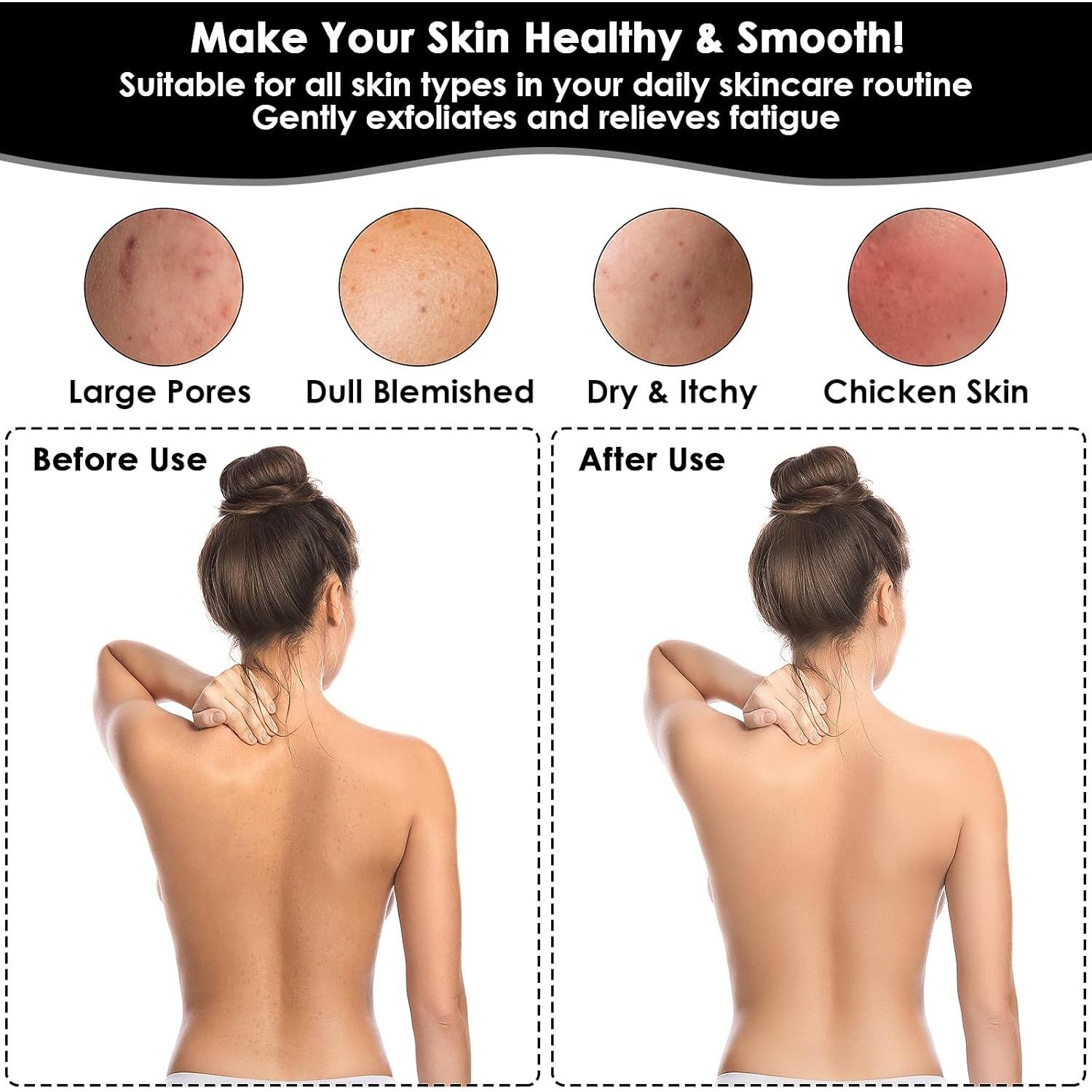 Guante Exfoliante Corporal WY LIGHTING Negro 15.5x21 cm