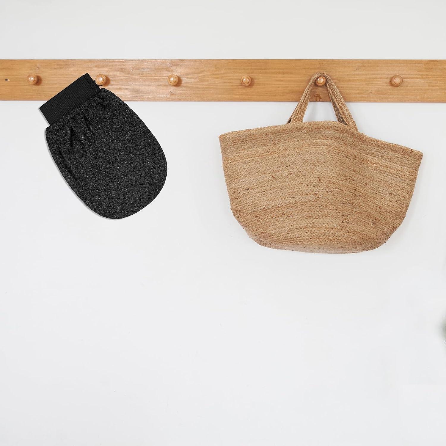 Guante Exfoliante Corporal WY LIGHTING Negro 15.5x21 cm