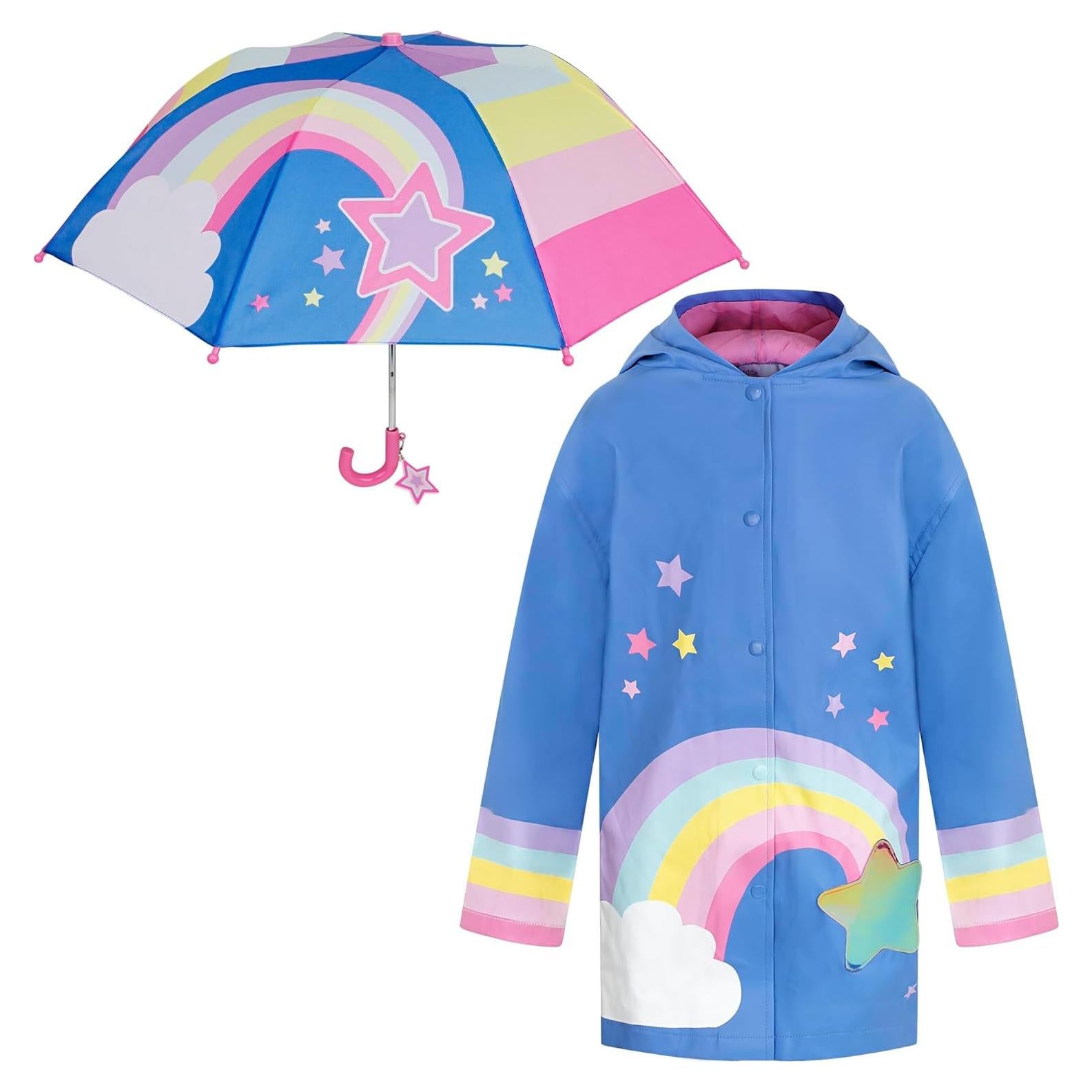 Set Paraguas y Chaqueta de Lluvia Addie & Tate 3-10 Años