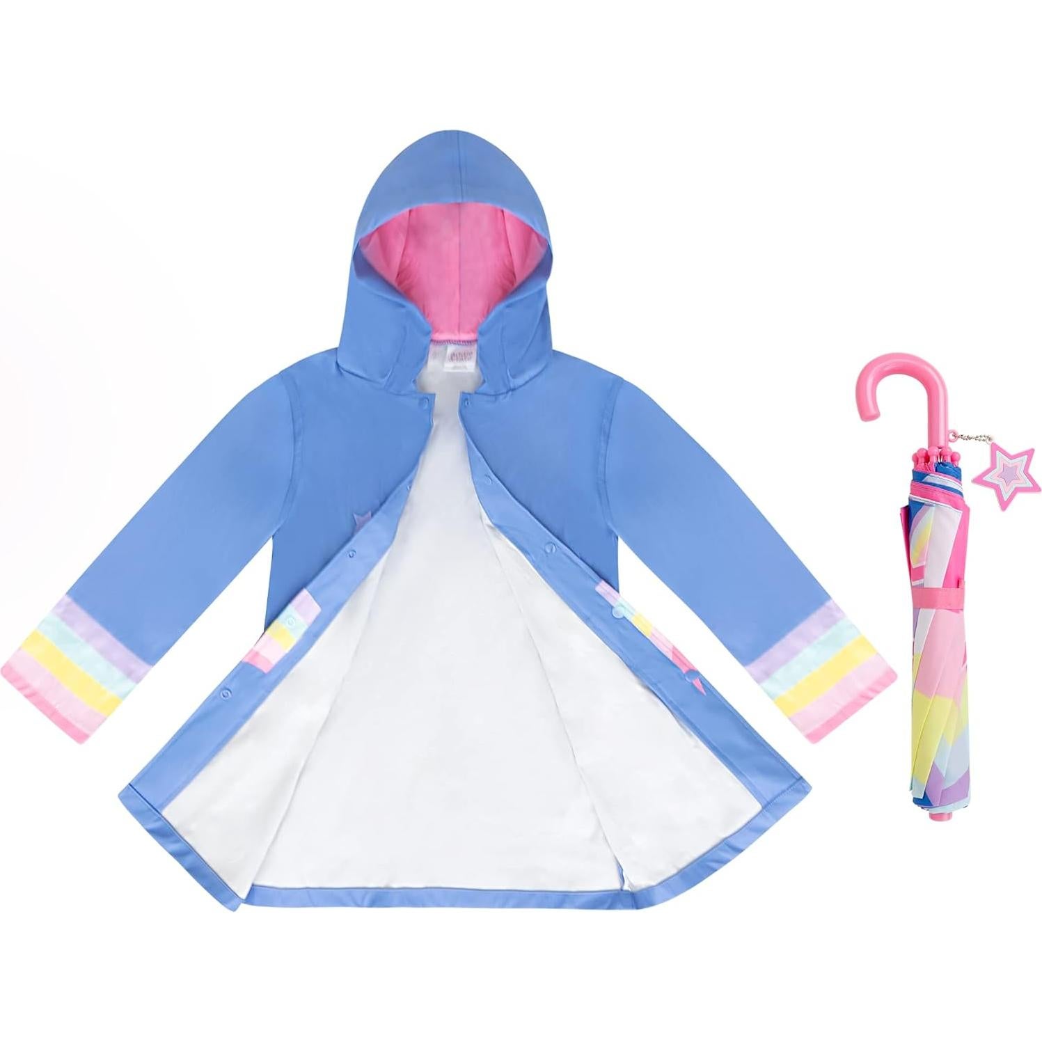 Set Paraguas y Chaqueta de Lluvia Addie & Tate 3-10 Años