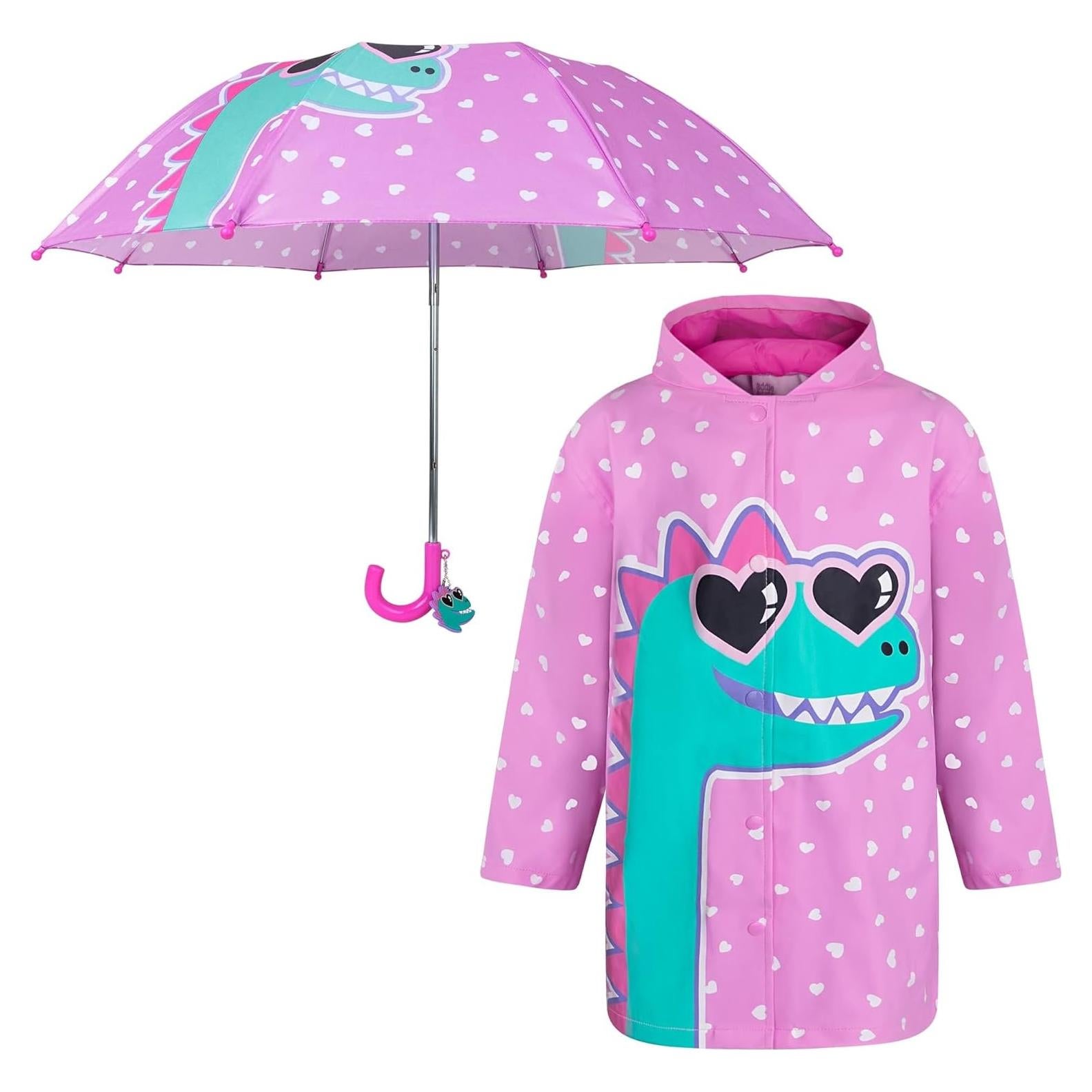 Set Paraguas y Chaqueta de Lluvia Niñas Addie & Tate