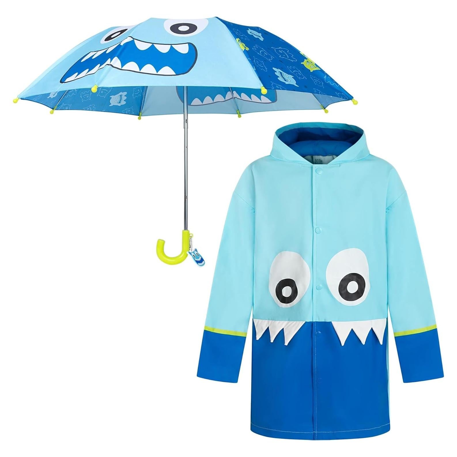 Paraguas y Conjunto Impermeable Niñas Addie & Tate Unicornio