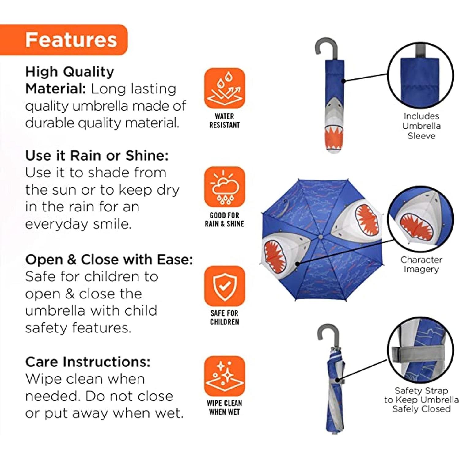 Paraguas y Chaqueta de Lluvia Addie & Tate para Niñas