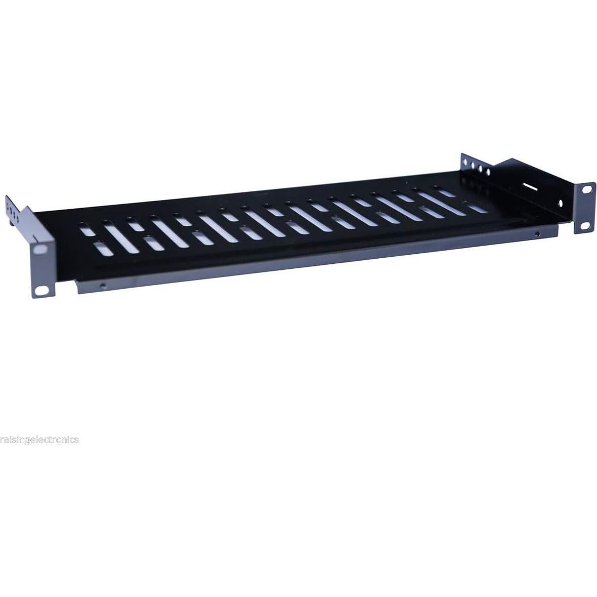 Estante Cantilever 1U Raising Electronics 150mm Negro Rack 19"
