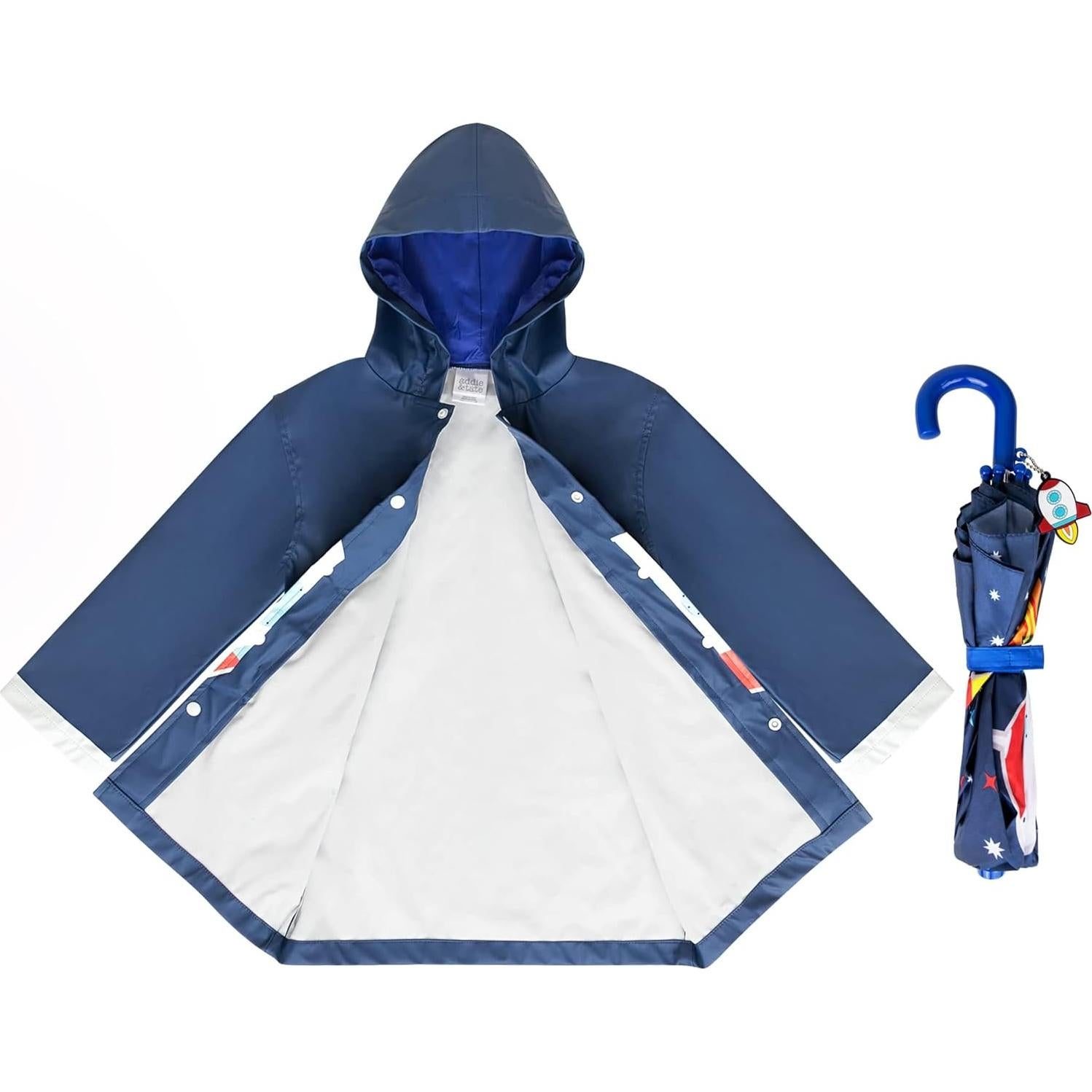 Set Paraguas y Chaqueta de Lluvia Niñas Addie & Tate