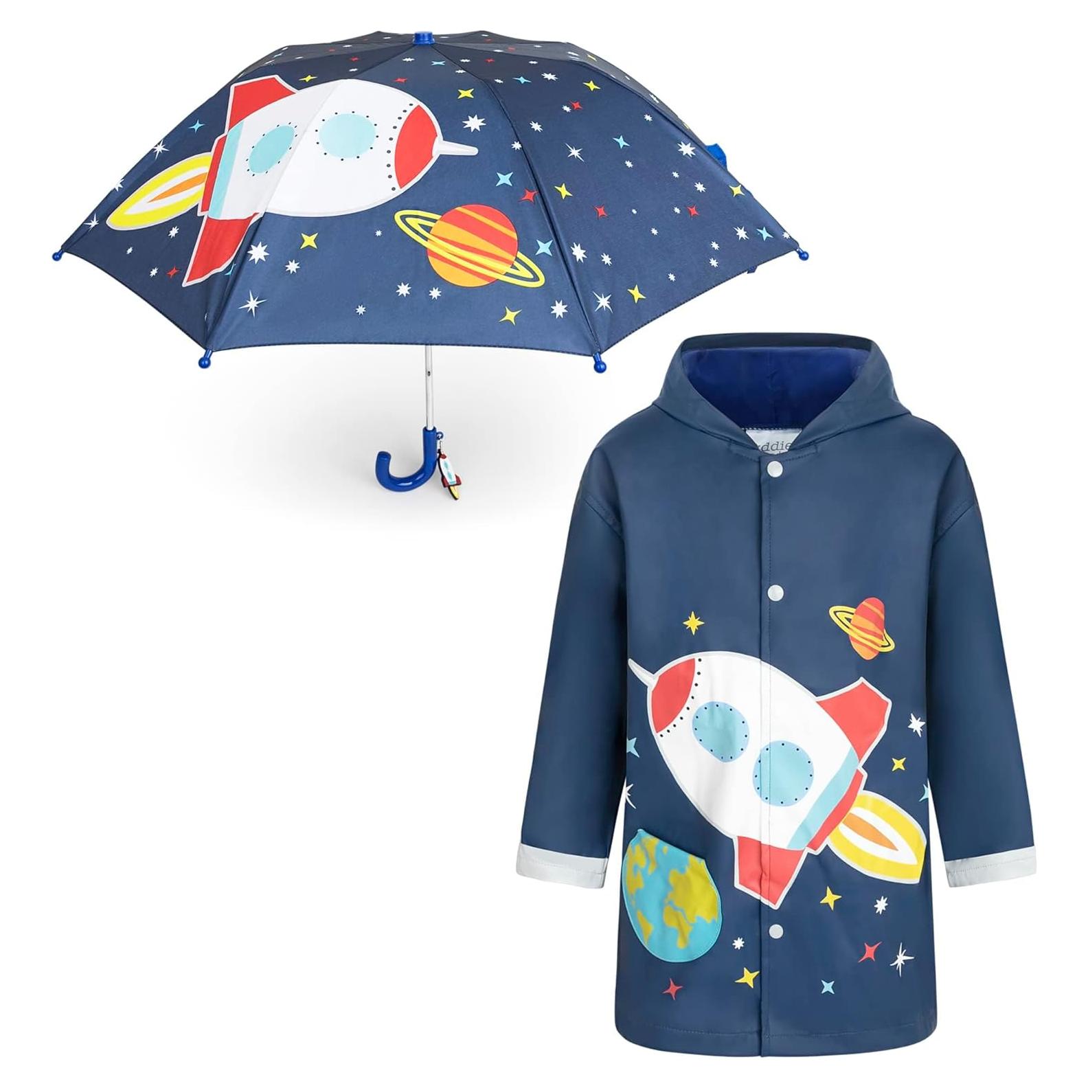 Set Paraguas y Chaqueta de Lluvia Addie & Tate 3-10 Años