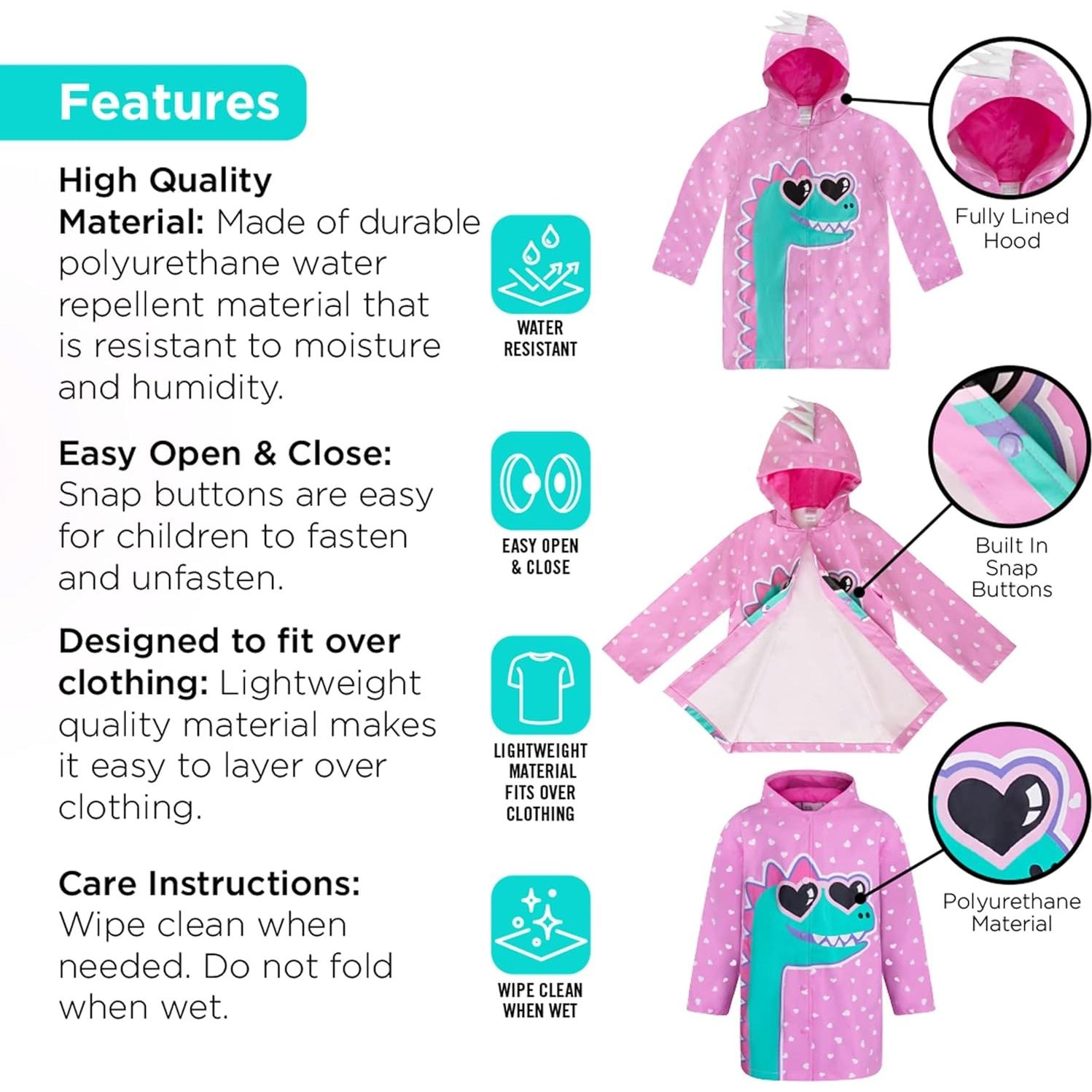 Set Paraguas y Chaqueta de Lluvia Addie & Tate Niñas