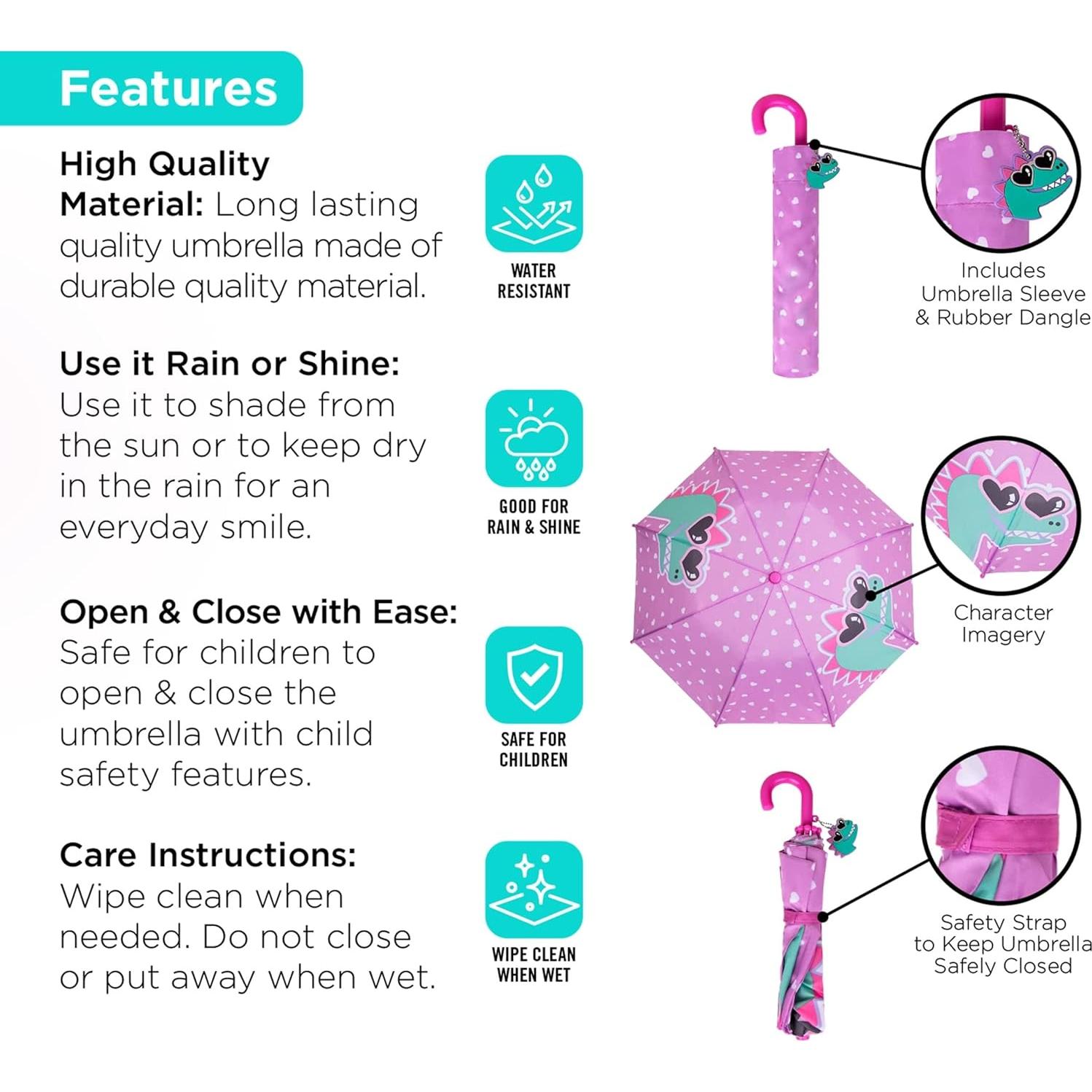 Set Paraguas y Chaqueta de Lluvia Addie & Tate Niñas