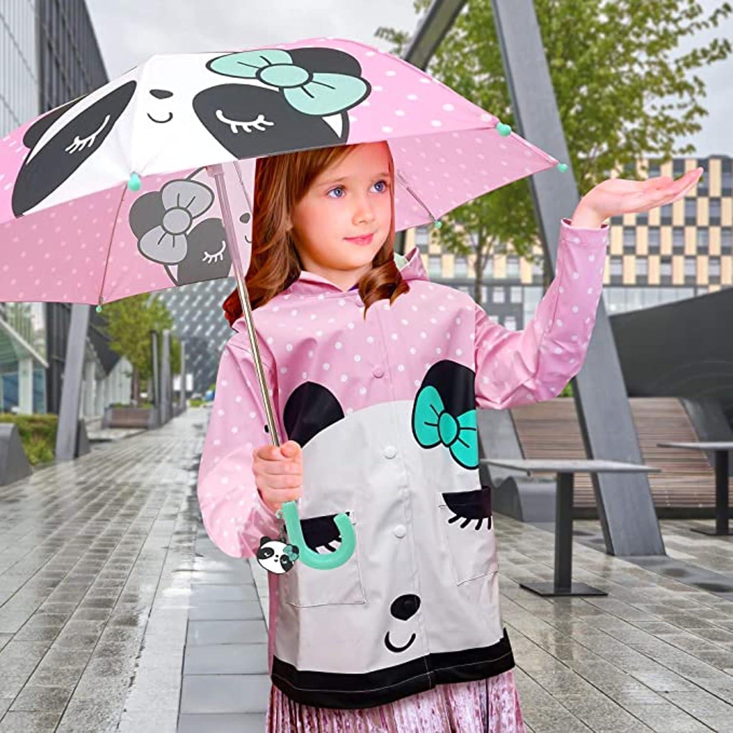 Conjunto Chaqueta de Lluvia y Paraguas Unicornio Addie & Tate