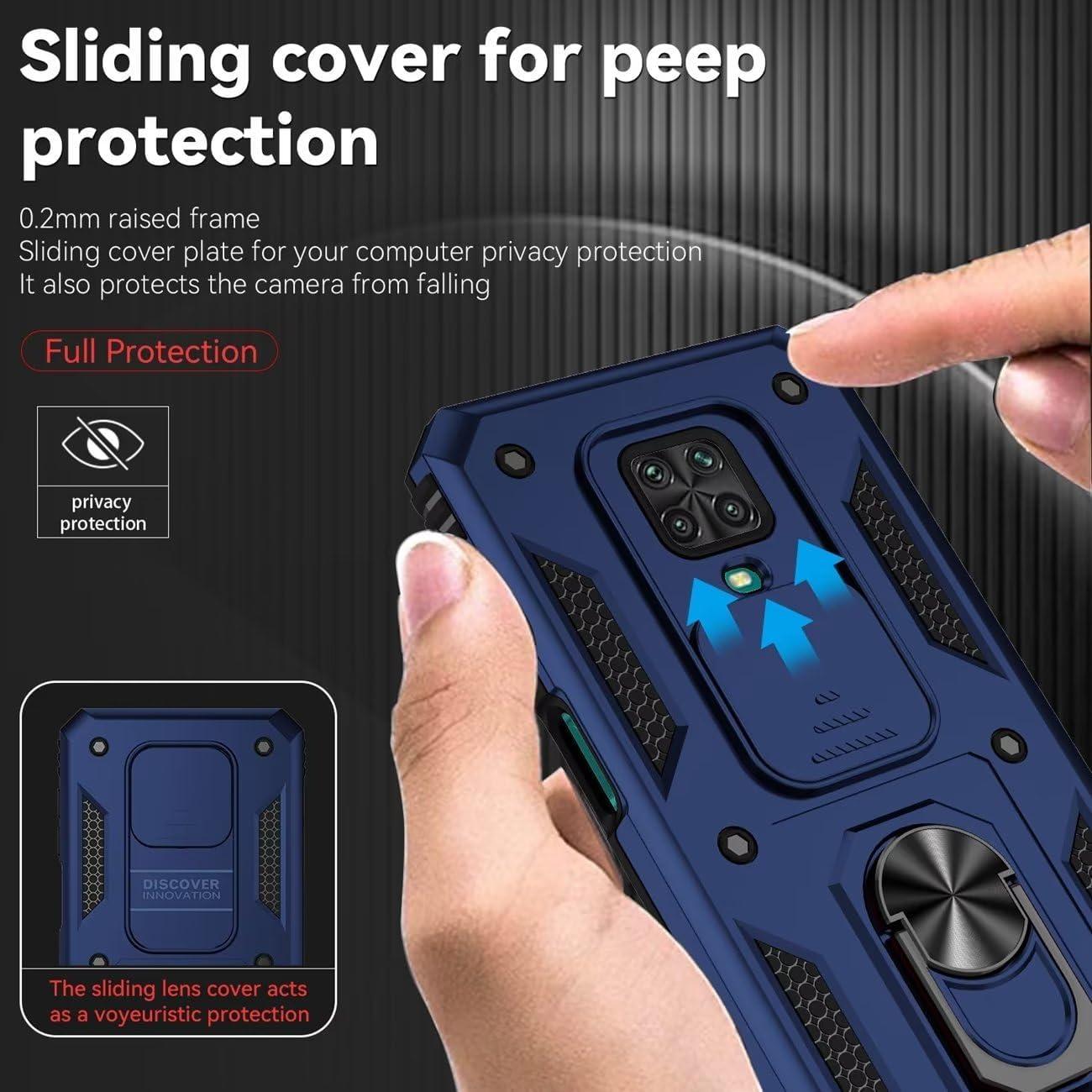 Funda protectora Xiaomi Redmi Note 9 Pro/9S/Pro Max con soporte