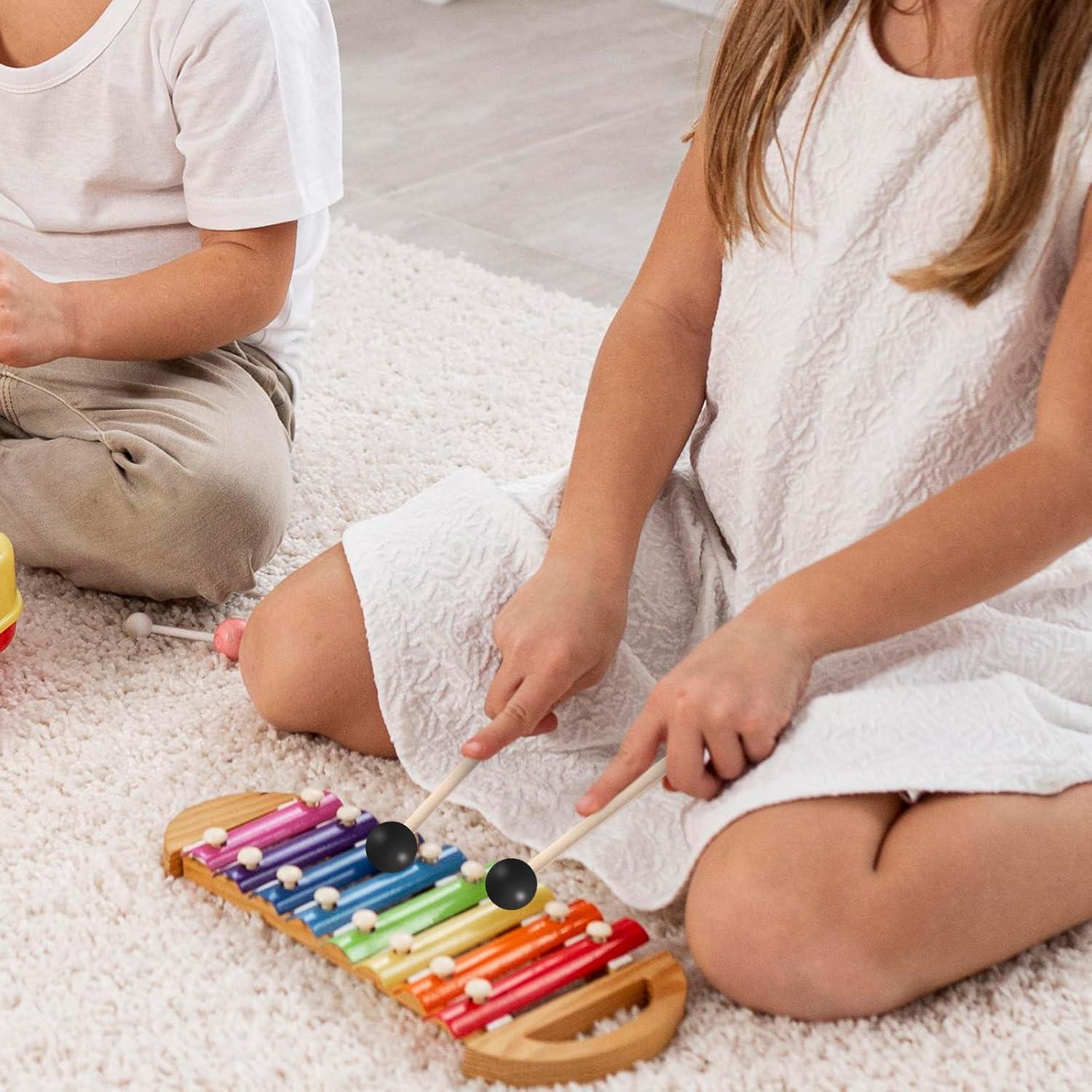 Conjunto de 4 Martillos de Percusión de Goma para Niños