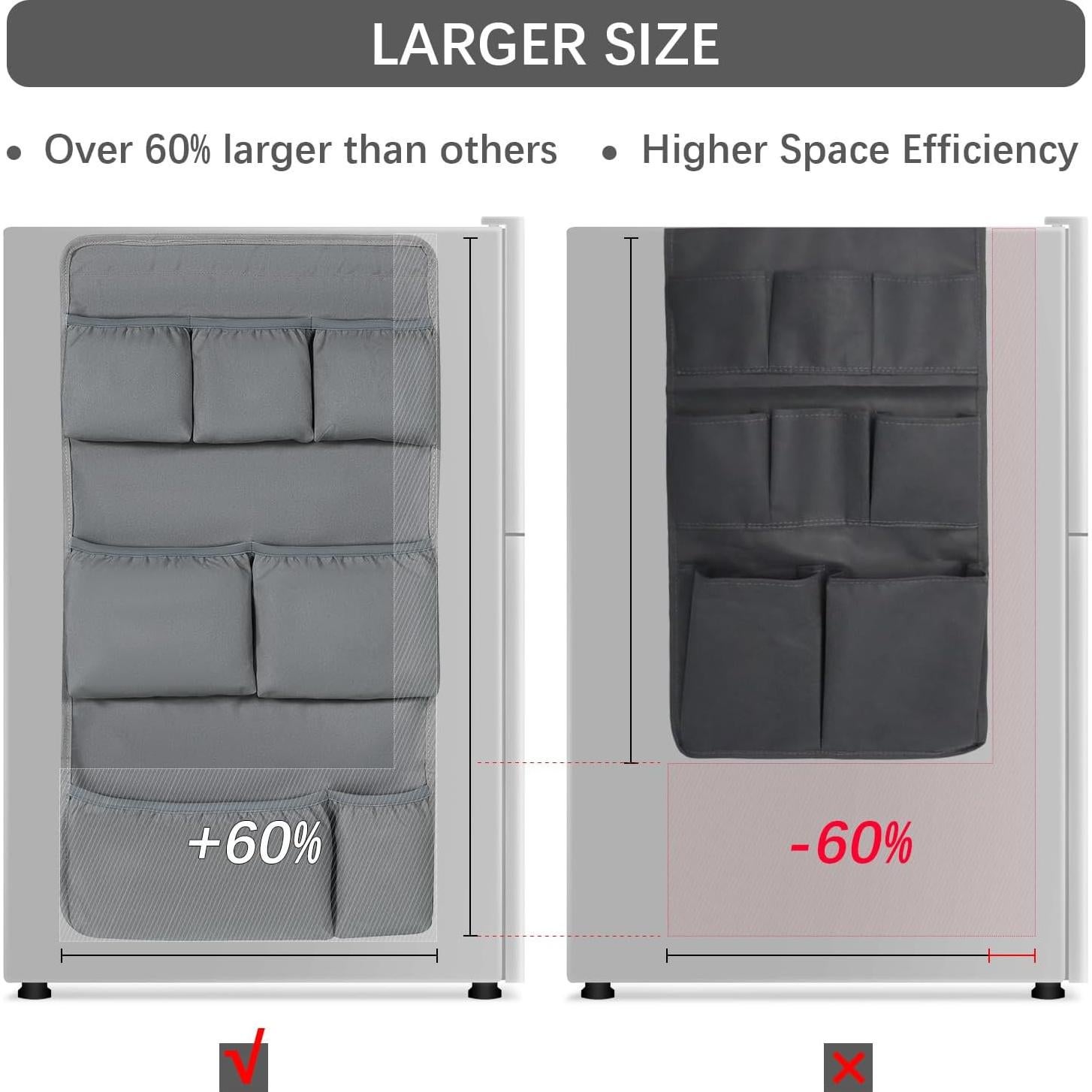 Organizador Magnético para Mini Nevera WOMACO - M-Gris, 1 Paquete