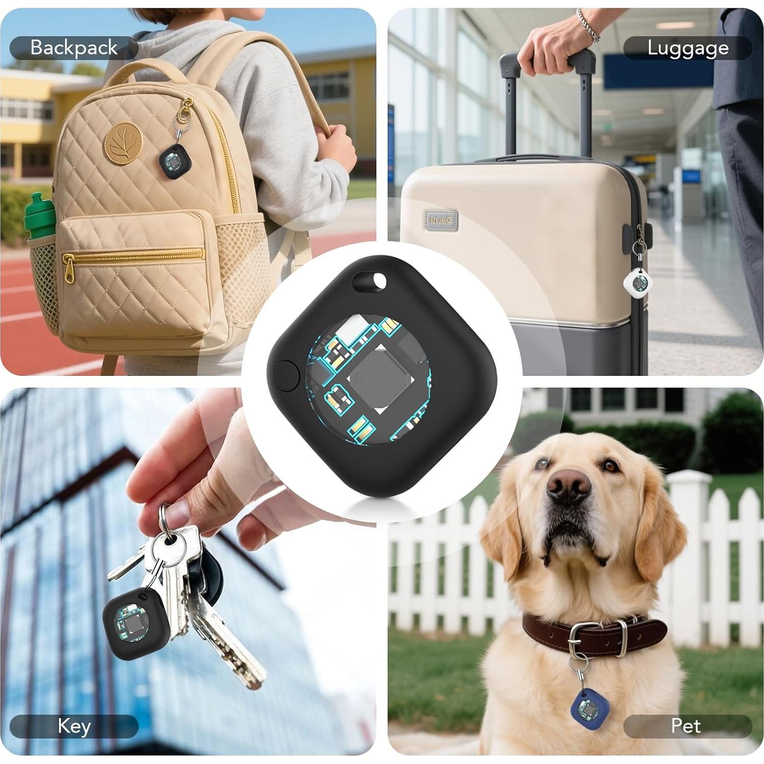 Rastreador Inteligente Natyos con Alarma y Batería CR2032