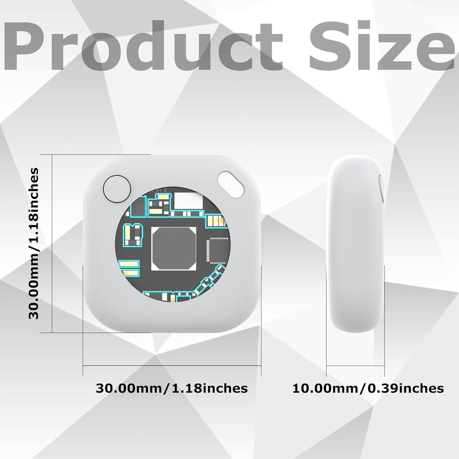 Rastreador Inteligente Natyos con Alarma y Batería CR2032