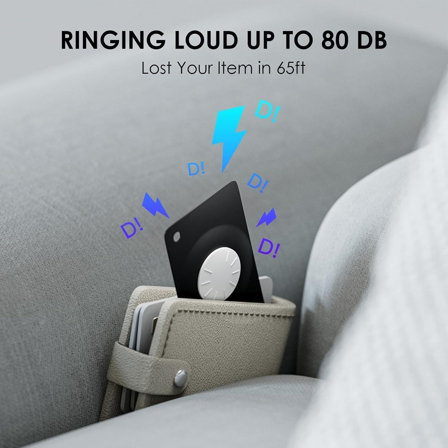 Rastreador Bluetooth HONGTOP H Slim-Black, Cartera Ultra Delgada