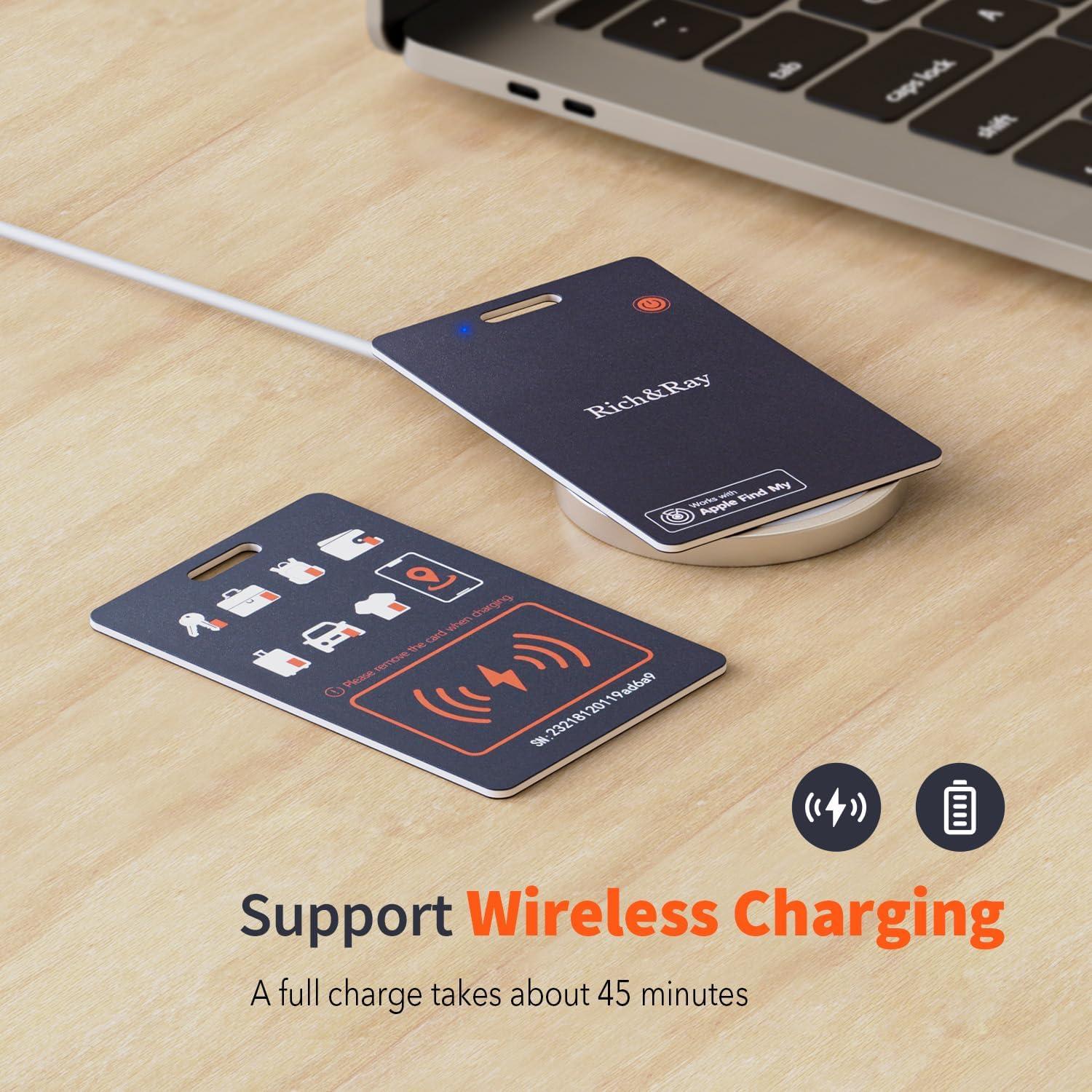 Tarjeta Inteligente de Seguimiento Rich&Ray con Soporte Negro