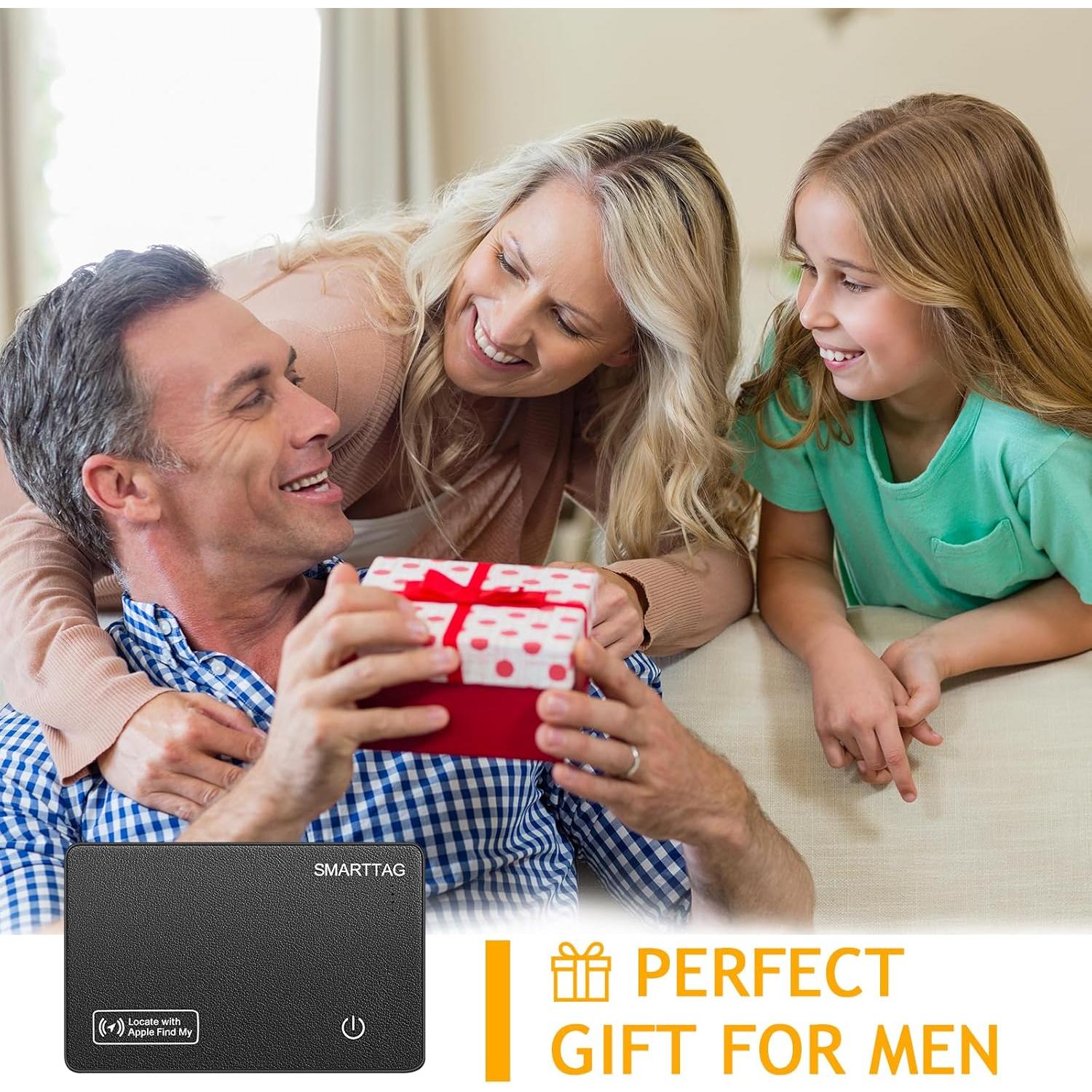 Tarjeta Rastreadora Bluetooth Apple Find My - Negro - Slim