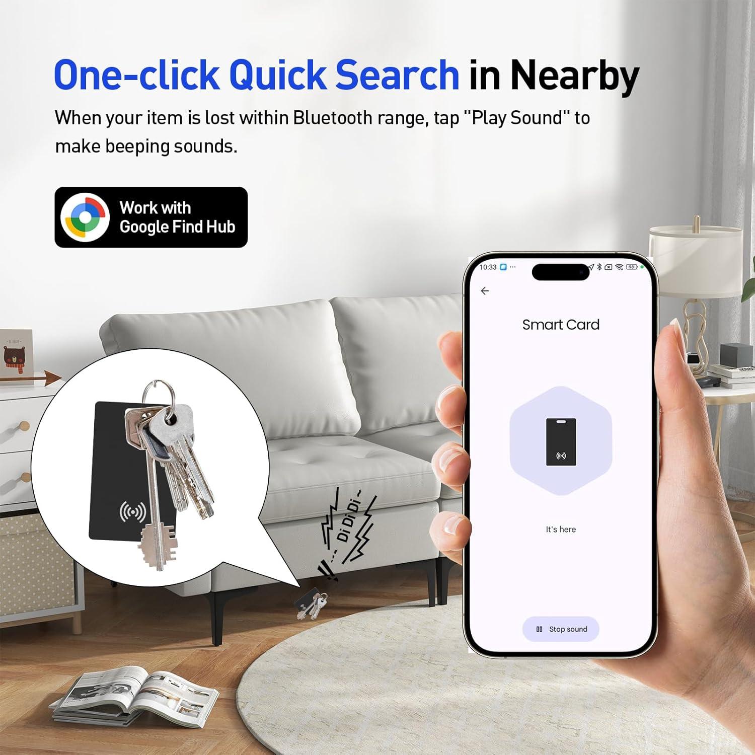 Tarjeta de seguimiento recargable KZO para billetera Android