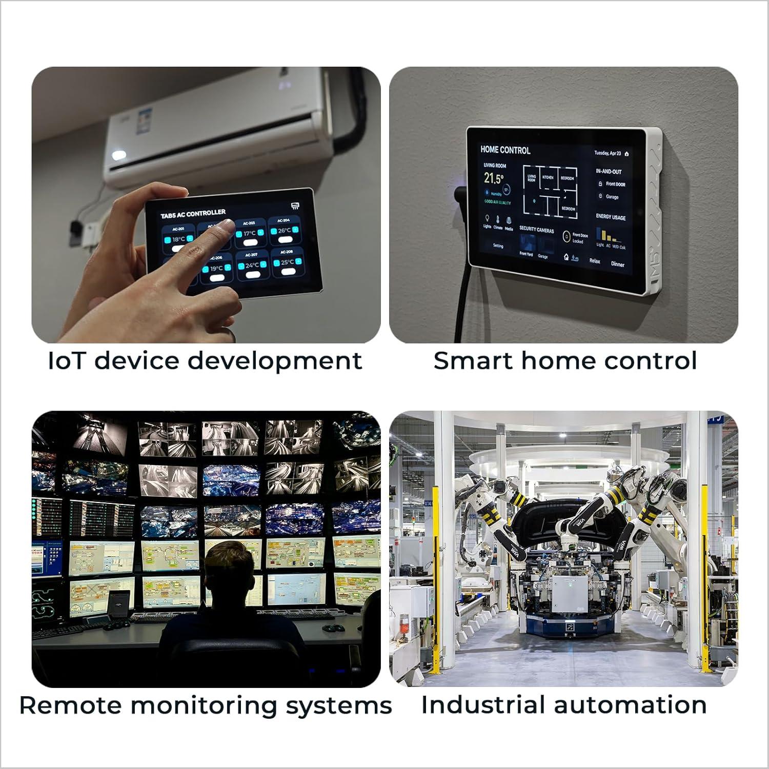 Controlador IoT M5Stack Tab5 ESP32-P4 con Batería Incluida