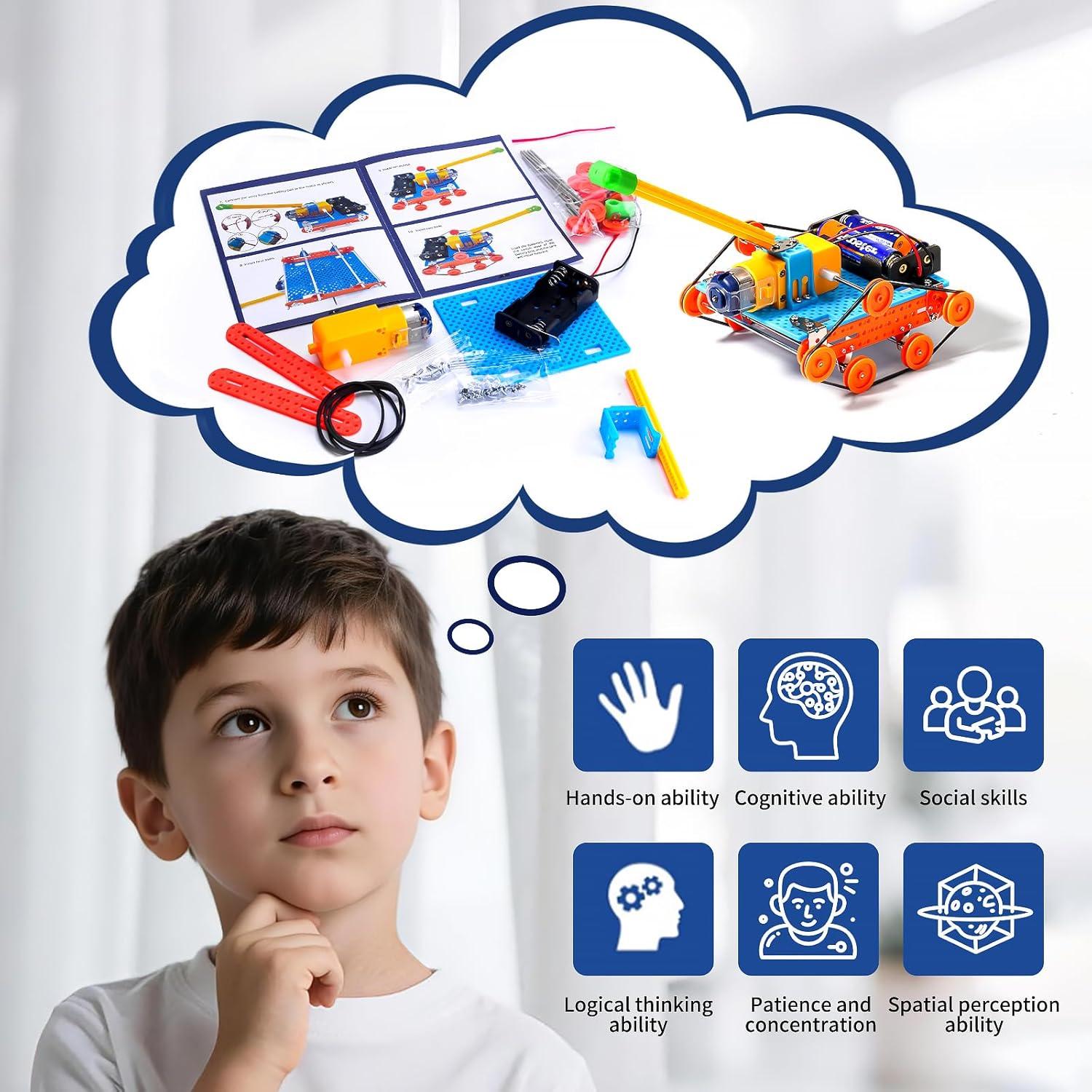 Kit STEM 4 en 1 Wesayee para Niños 8-12 Años Solar