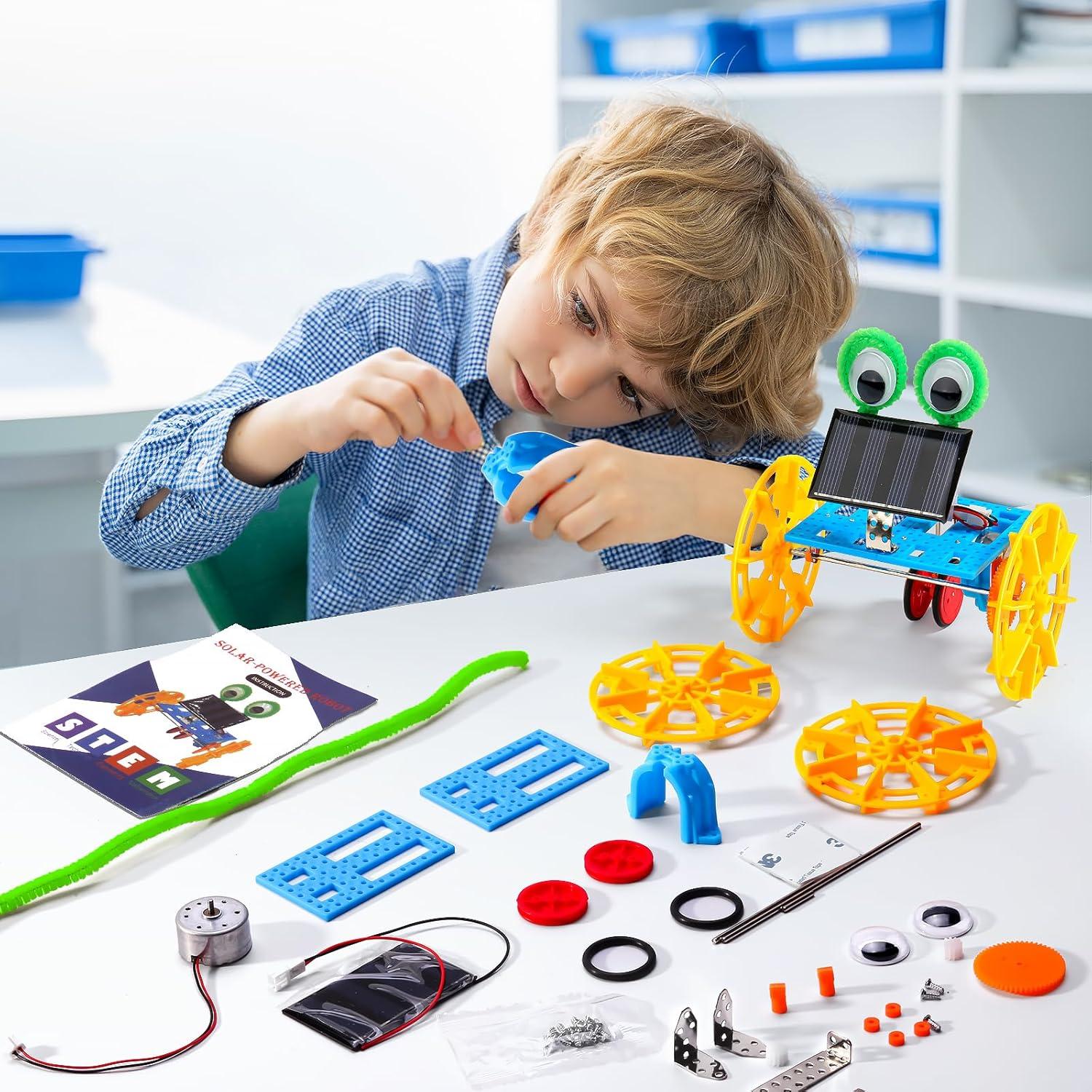 Kit STEM 4 en 1 Wesayee para Niños 8-12 Años Solar