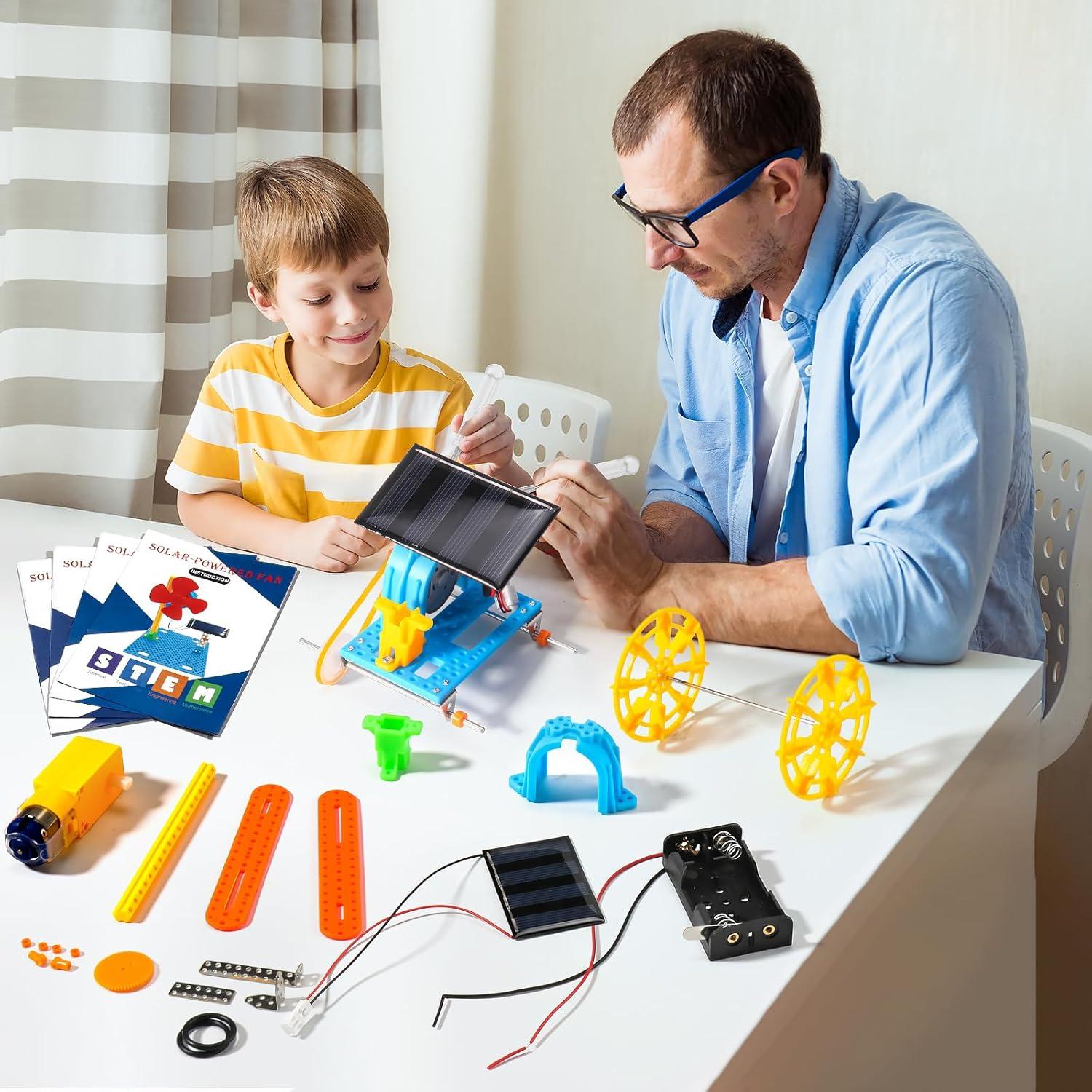Kit STEM 4 en 1 Wesayee para Niños 8-12 Años Solar