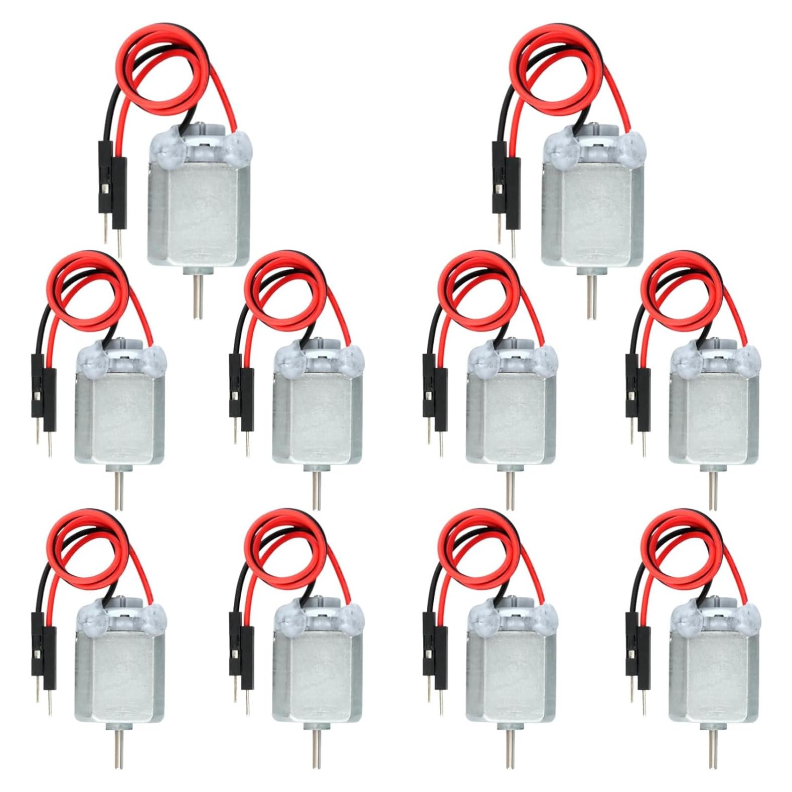 10 Motores de CC Pequeños 1.5V 3V 5V 6V MTDELE para Proyectos DIY