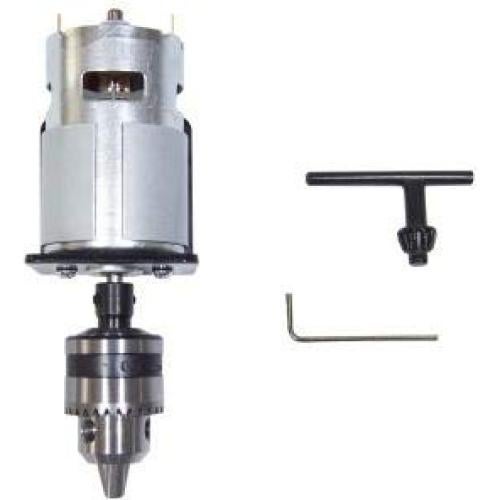 Motor DC 775 12V 12000RPM con Chuck y Soporte para DIY