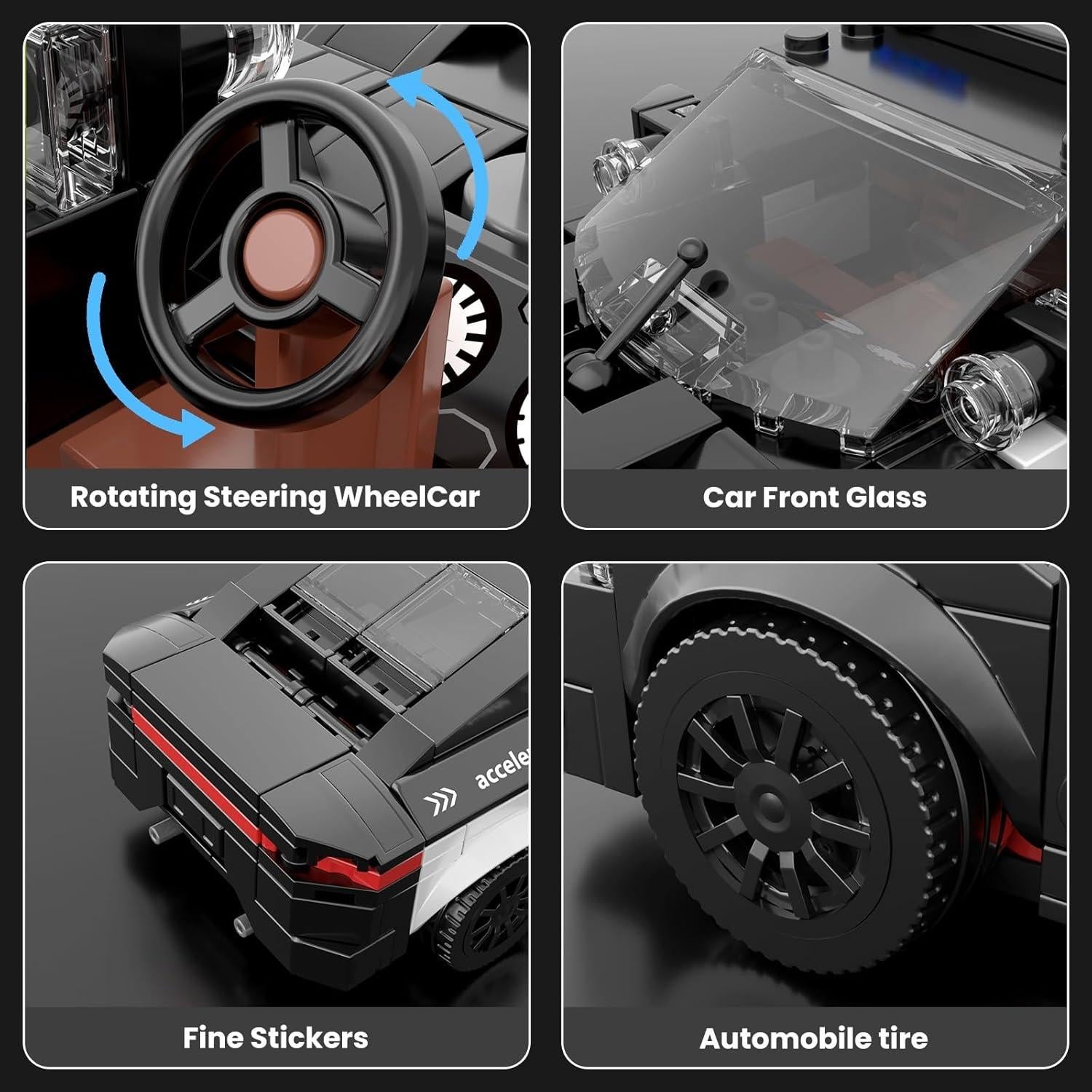 Kit de Construcción Mould King Hellcat 27098 - 443 Piezas