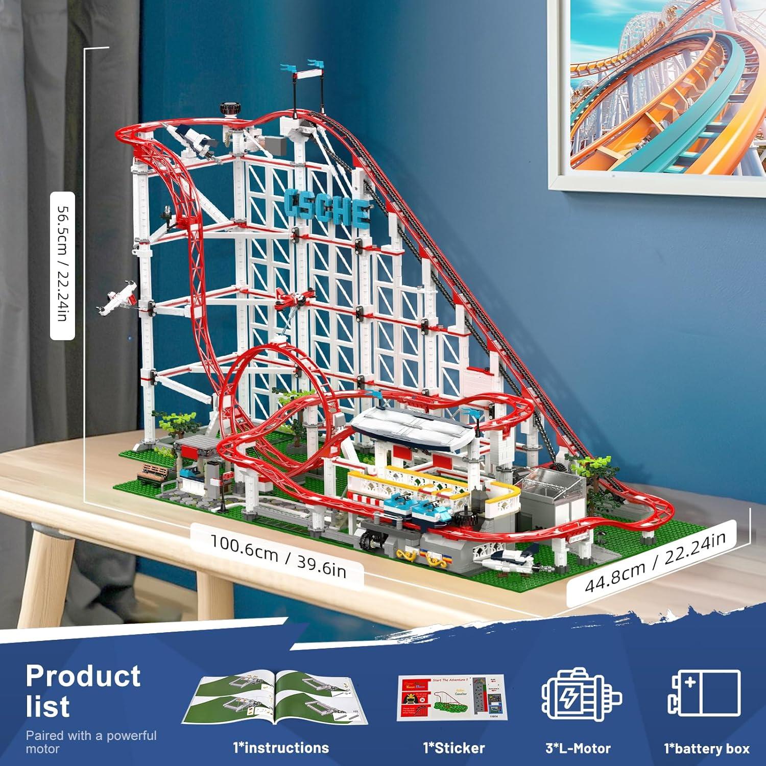 Mould King 11014 Kit de Montaña Rusa 3646 Piezas para Niños 8+