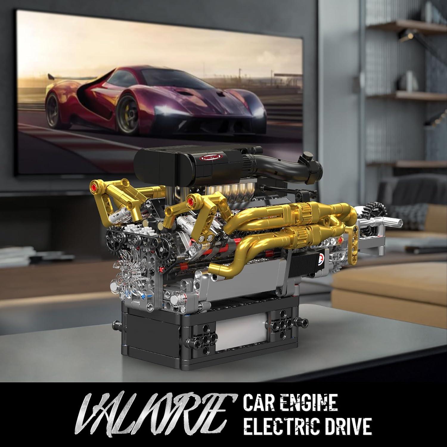 Kit de Motor V12 Mould King - 974 Piezas, Modelo STEM