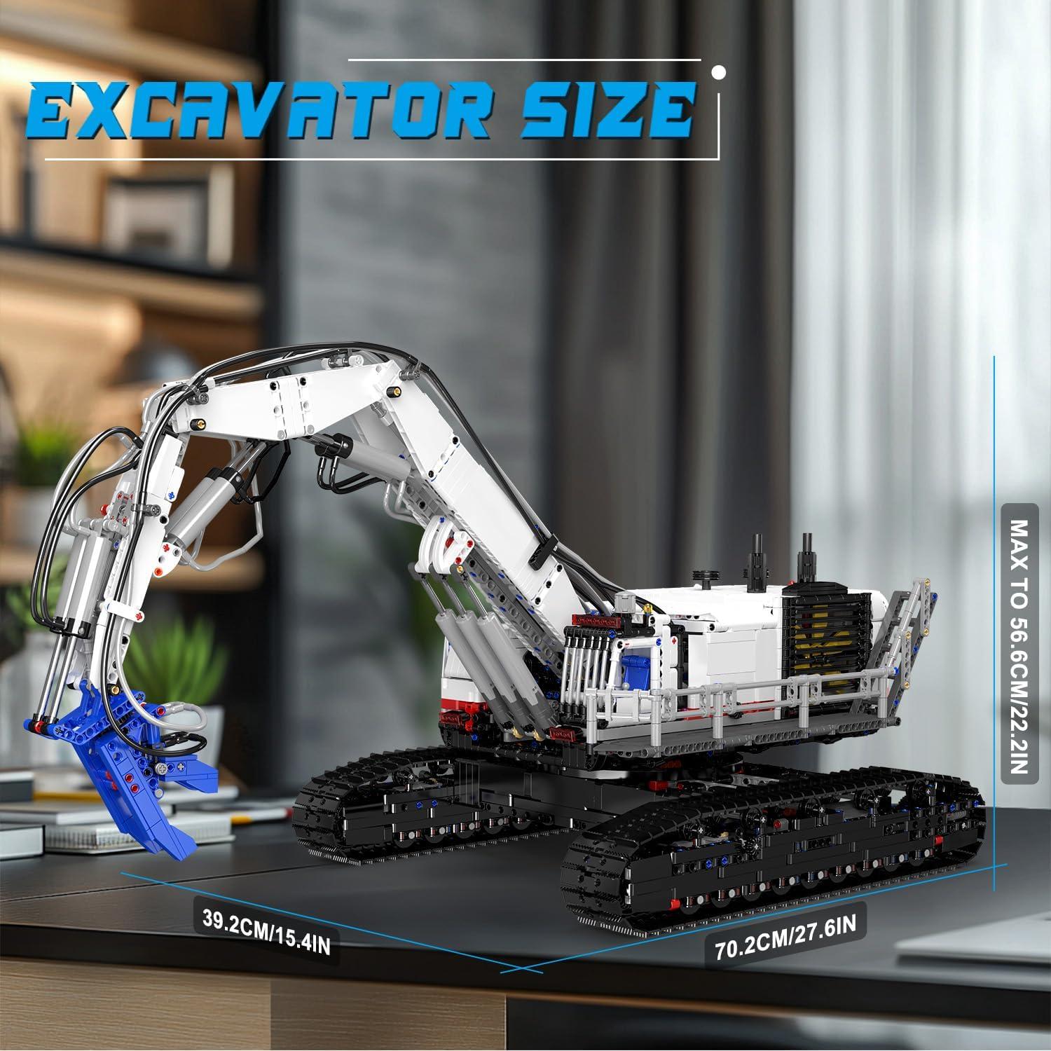 Mould King Grúa de Demolición Móvil 4195 Piezas Control APP