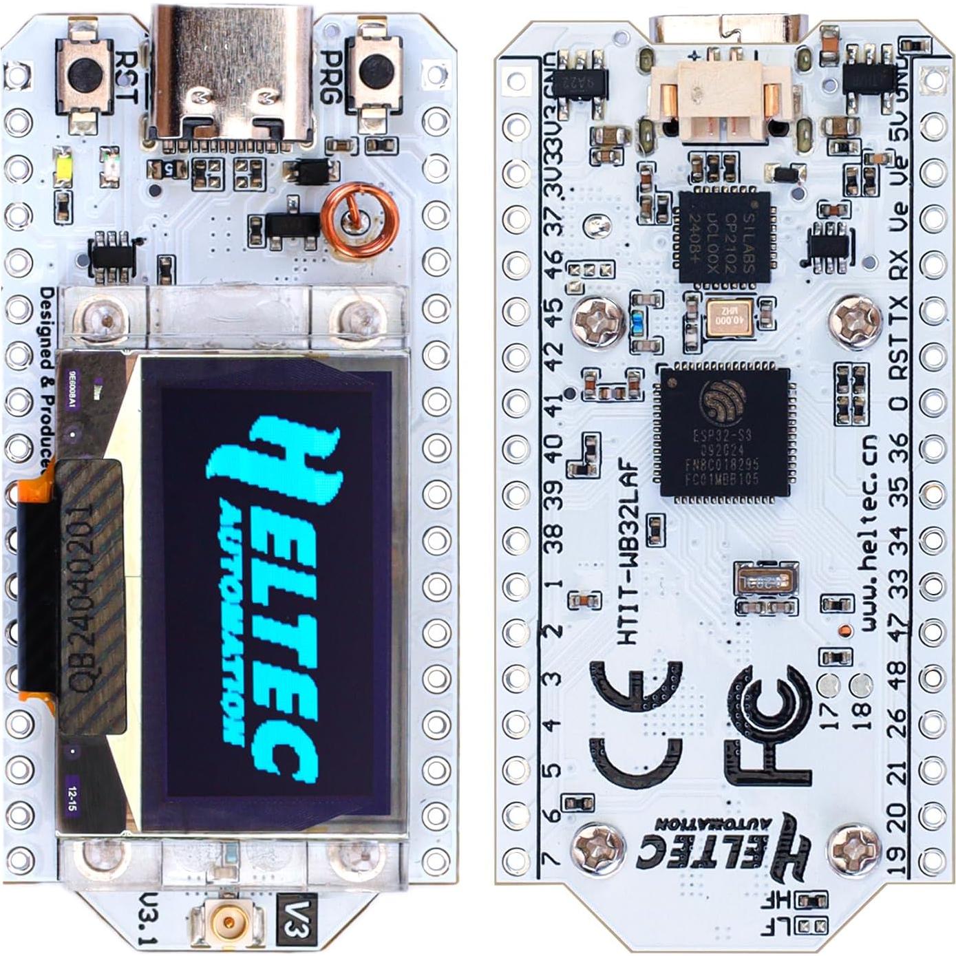 Placa de Desarrollo ESP32 LoRa V3 Meshnology con OLED 0.96"